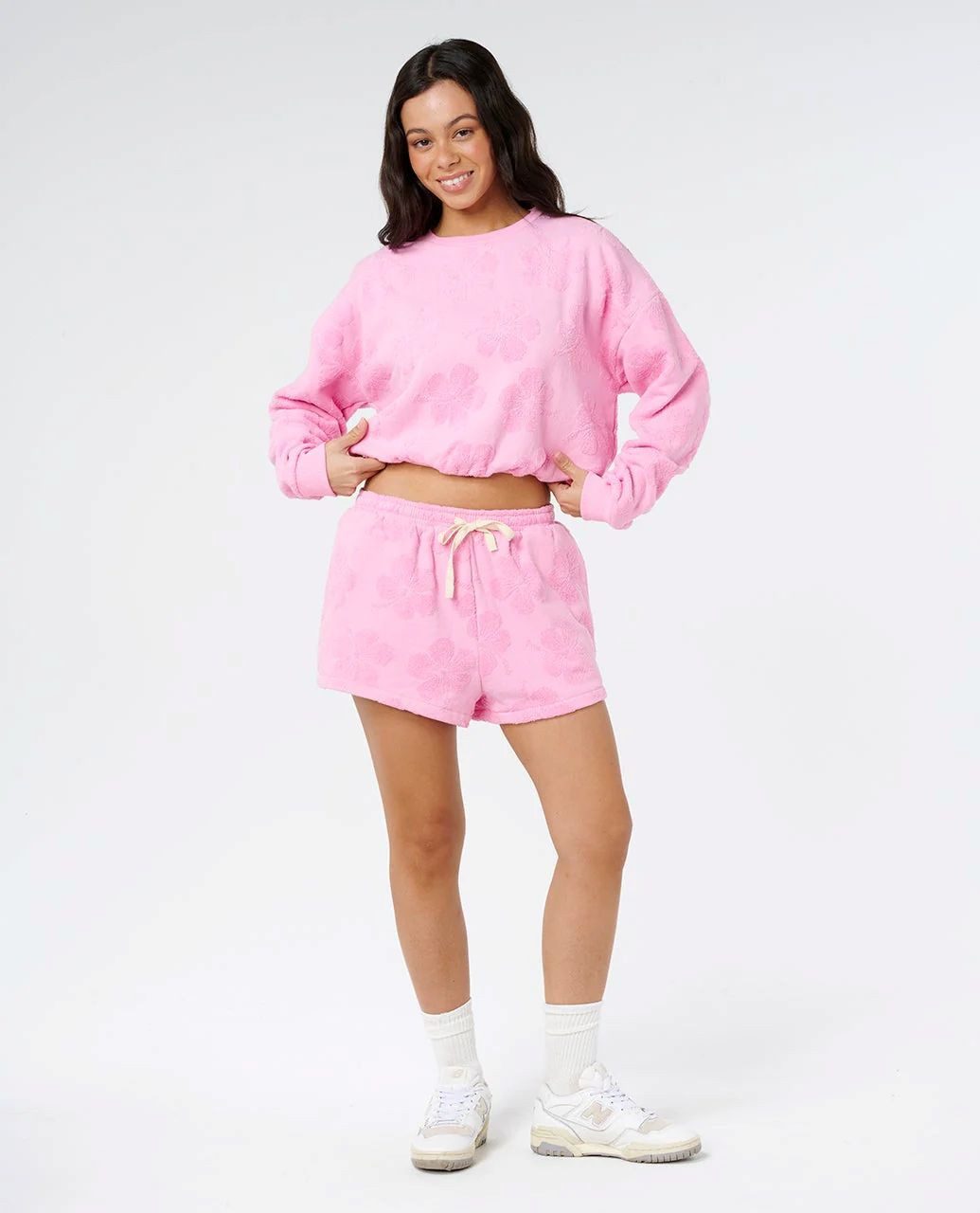 Rip Curl Rundhalspullover Rip Curl Paradise Terry Crew Fleece