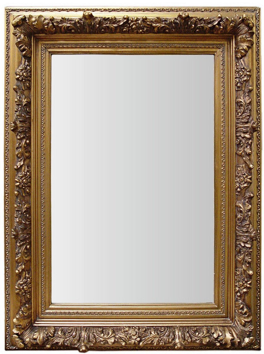 Casa Padrino & Barock Prunkvoll Gold Vintagelook x Edel Barockspiegel H Wandspiegel - - 50 Stil cm Antik 60 Spiegel B Prunkspiegel 