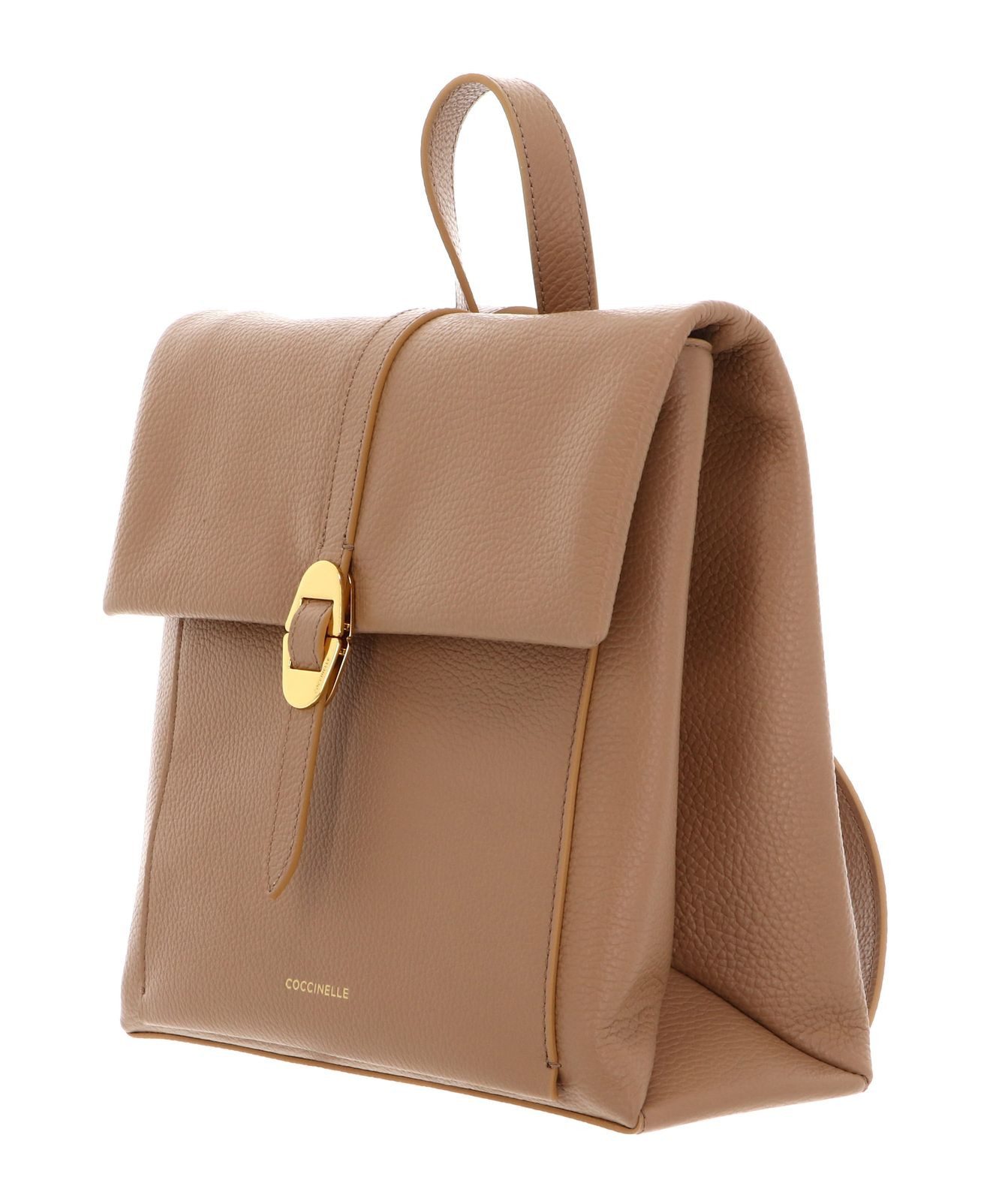 COCCINELLE Rucksack Backpack Grained Leather, aus echtem Rindsleder