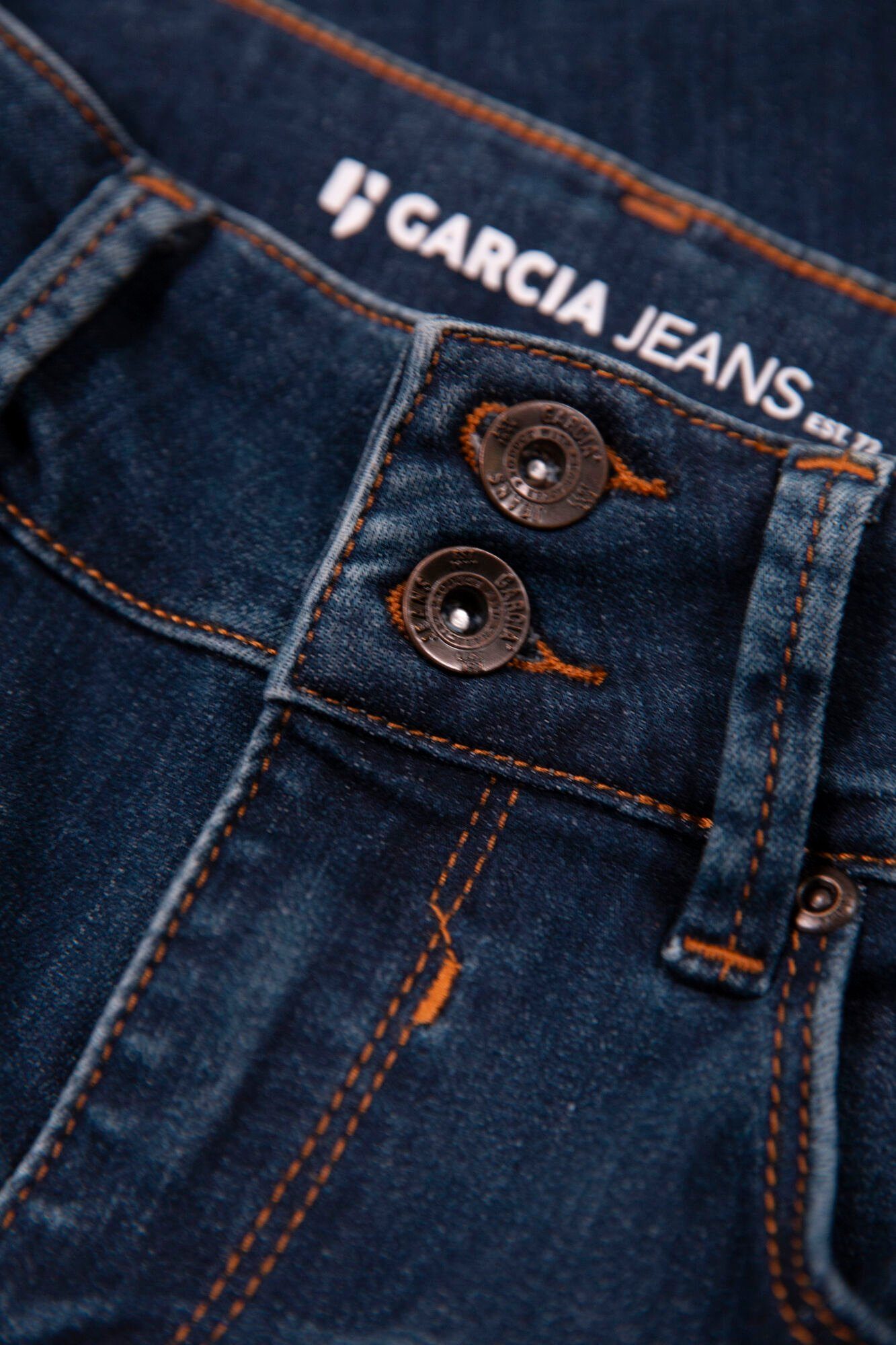 GARCIA JEANS Stretch-Jeans Flow CURVED CARO used Denim 285.8723 GARCIA dark 