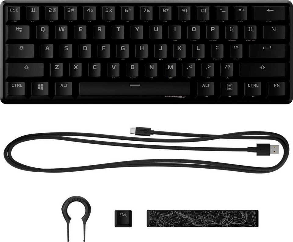 HyperX Alloy Origins 60 Gaming-Tastatur, Mechanische Gaming-Tastatur,  kabelgebunden