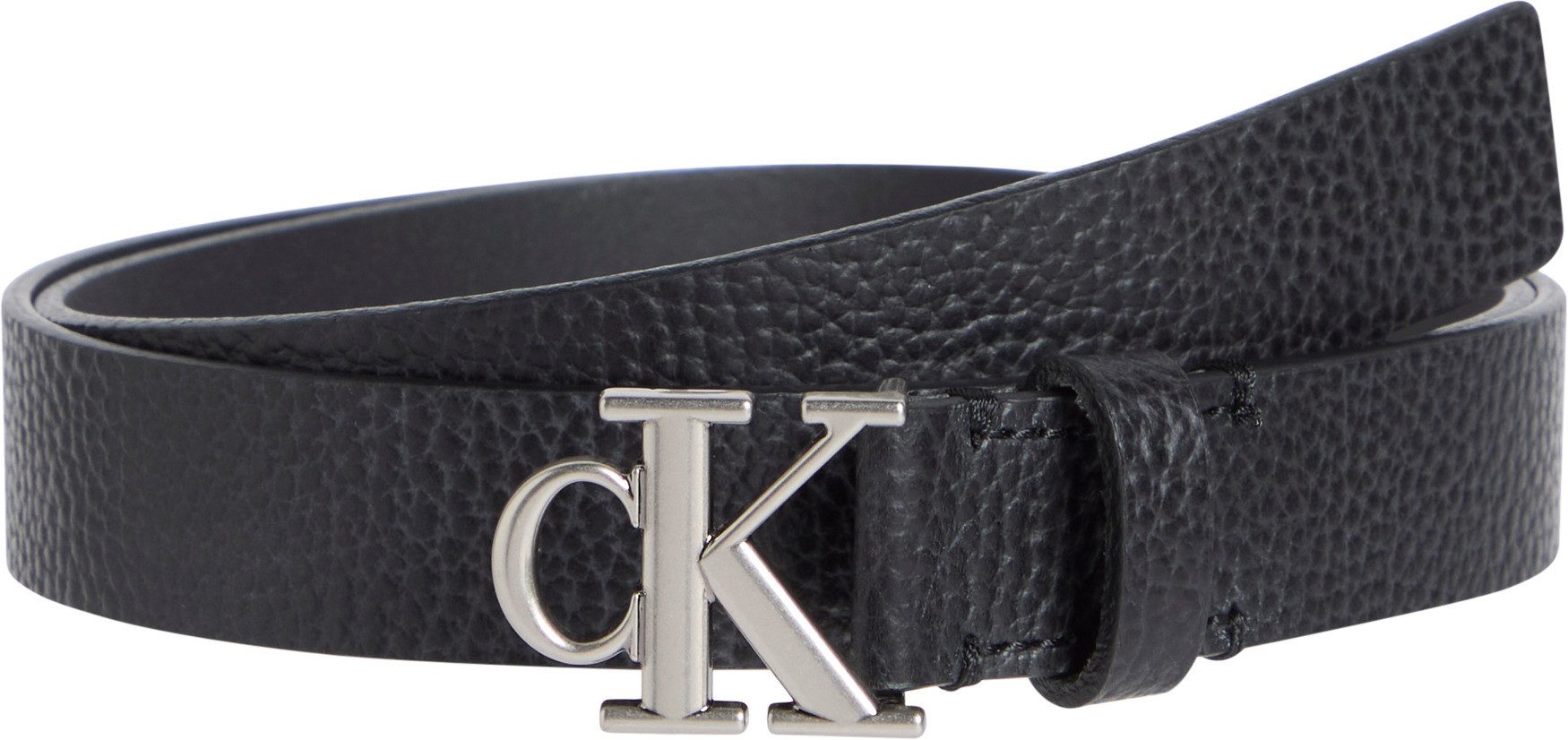 Calvin Klein Jeans Ledergürtel MONOGRAM PLACQUE BUCKLE 25MM mit Logo-Schnal günstig online kaufen