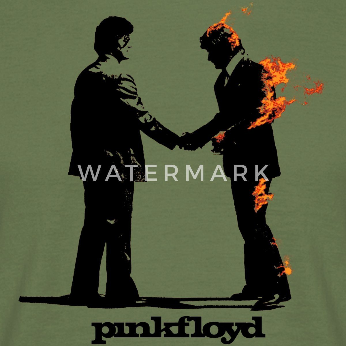 Spreadshirt T-Shirt Pink Floyd Album Cover Und Logo Männer T-Shirt (1-tlg) günstig online kaufen