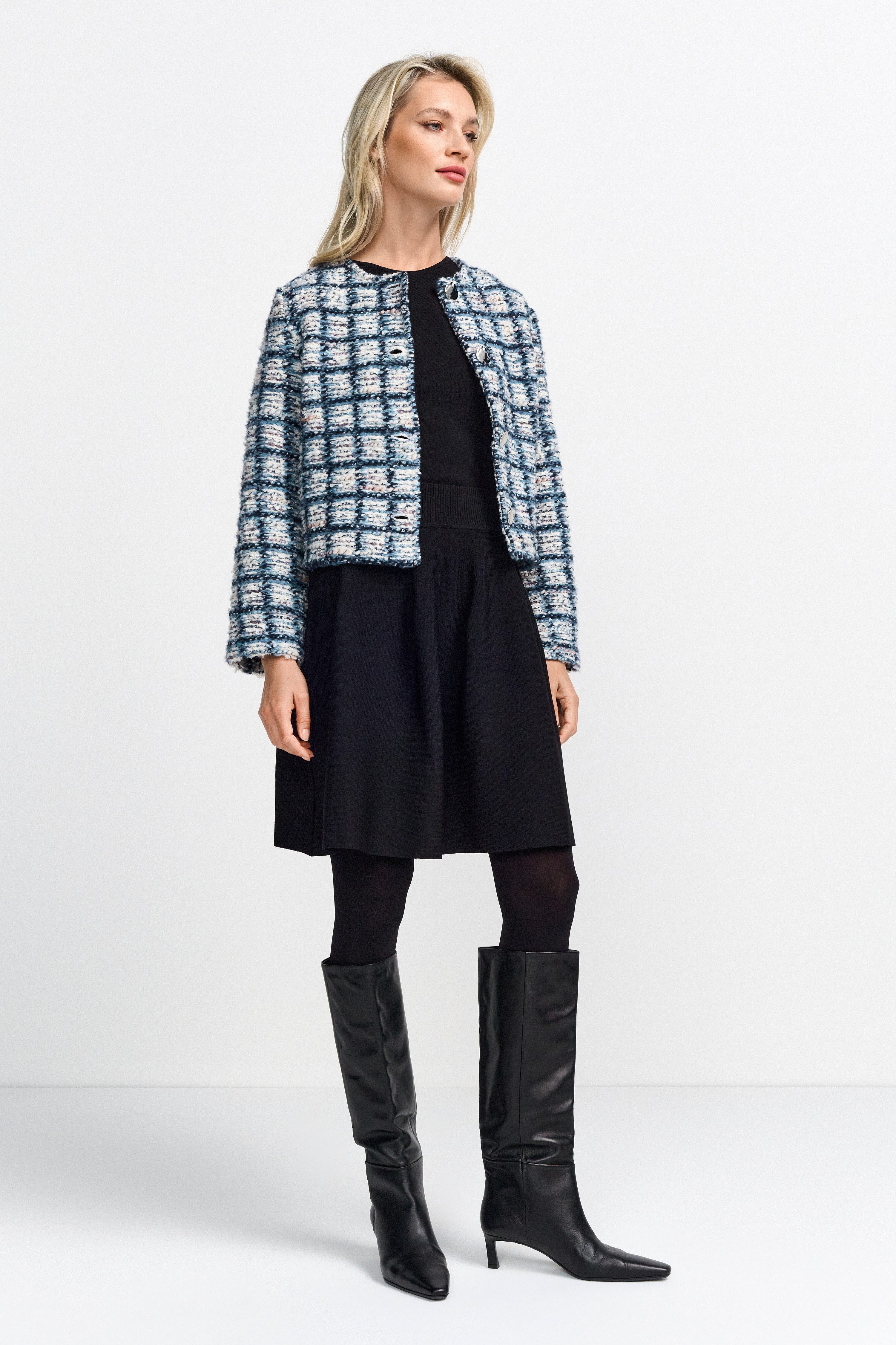 RICHROYAL Kurzblazer Mit Glitzerdetails in der Wolle – Bild 3 von 5