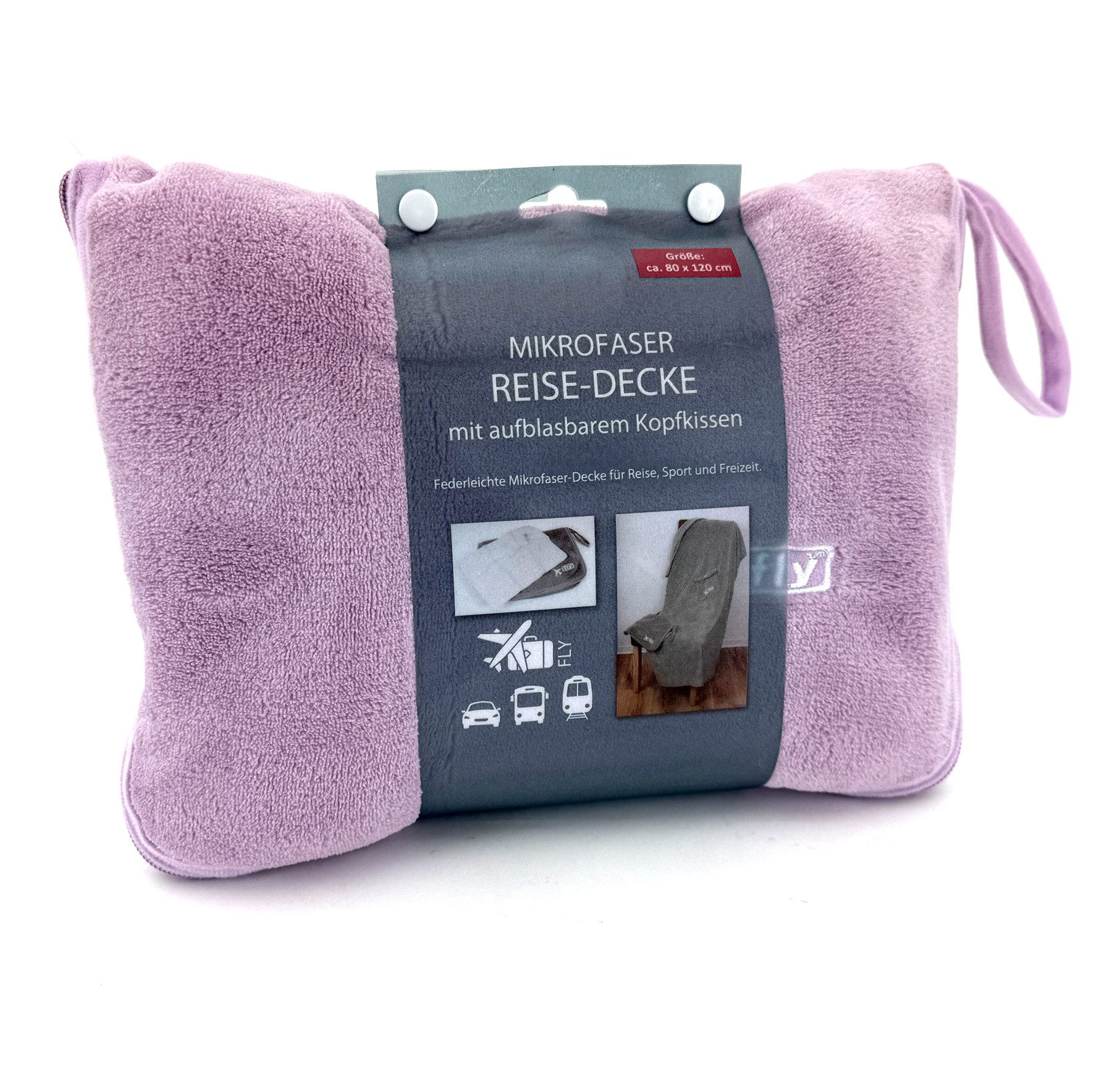 heimtexland Reisekissen Reise-Set Reisedecke und Nackenkissen aufblasbar, T günstig online kaufen