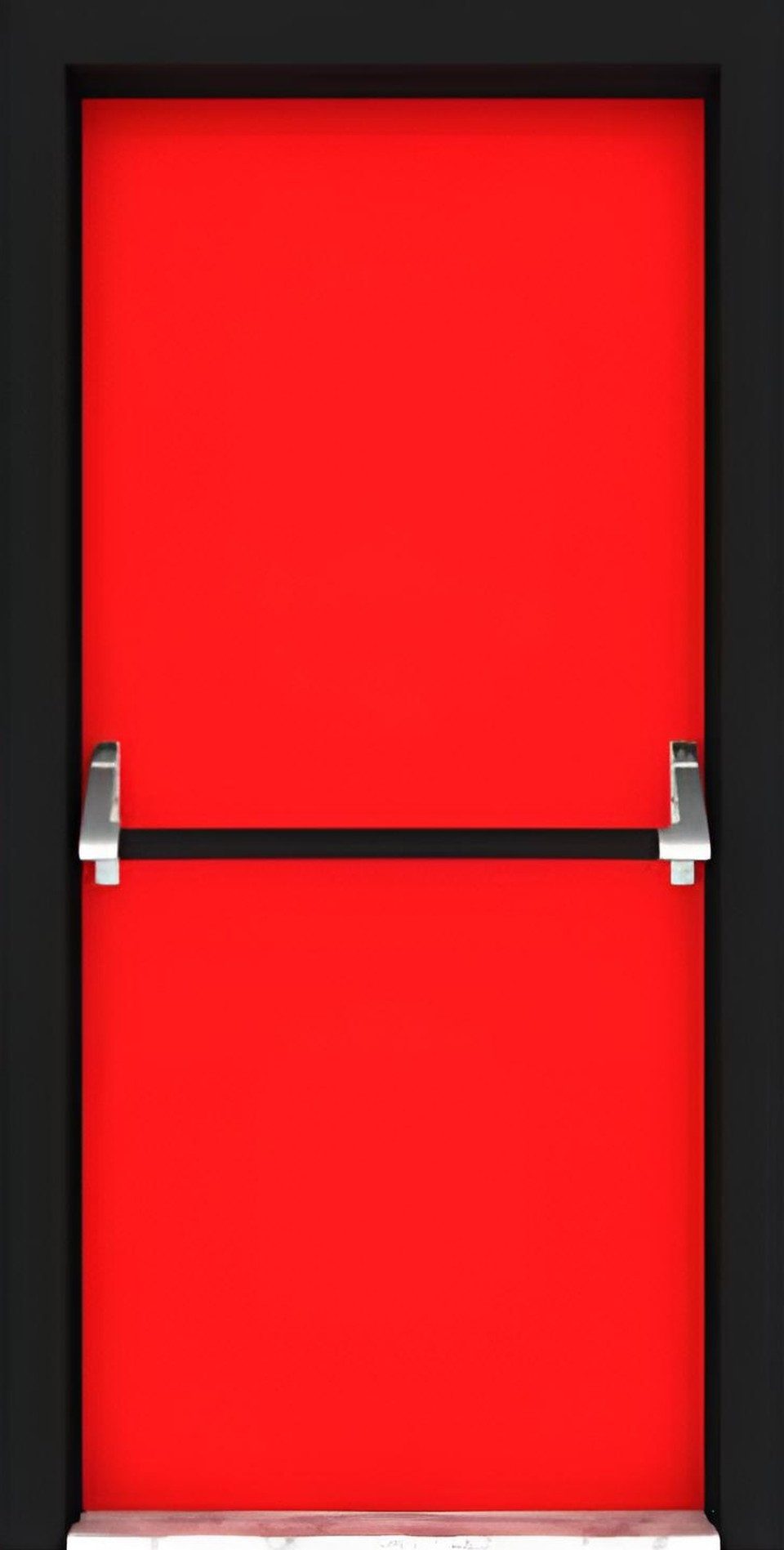 Xlmoebel Brandschutztür Rote Brandschutztür – Fluchttür mit Hohem Brandschutz, Made in Europa