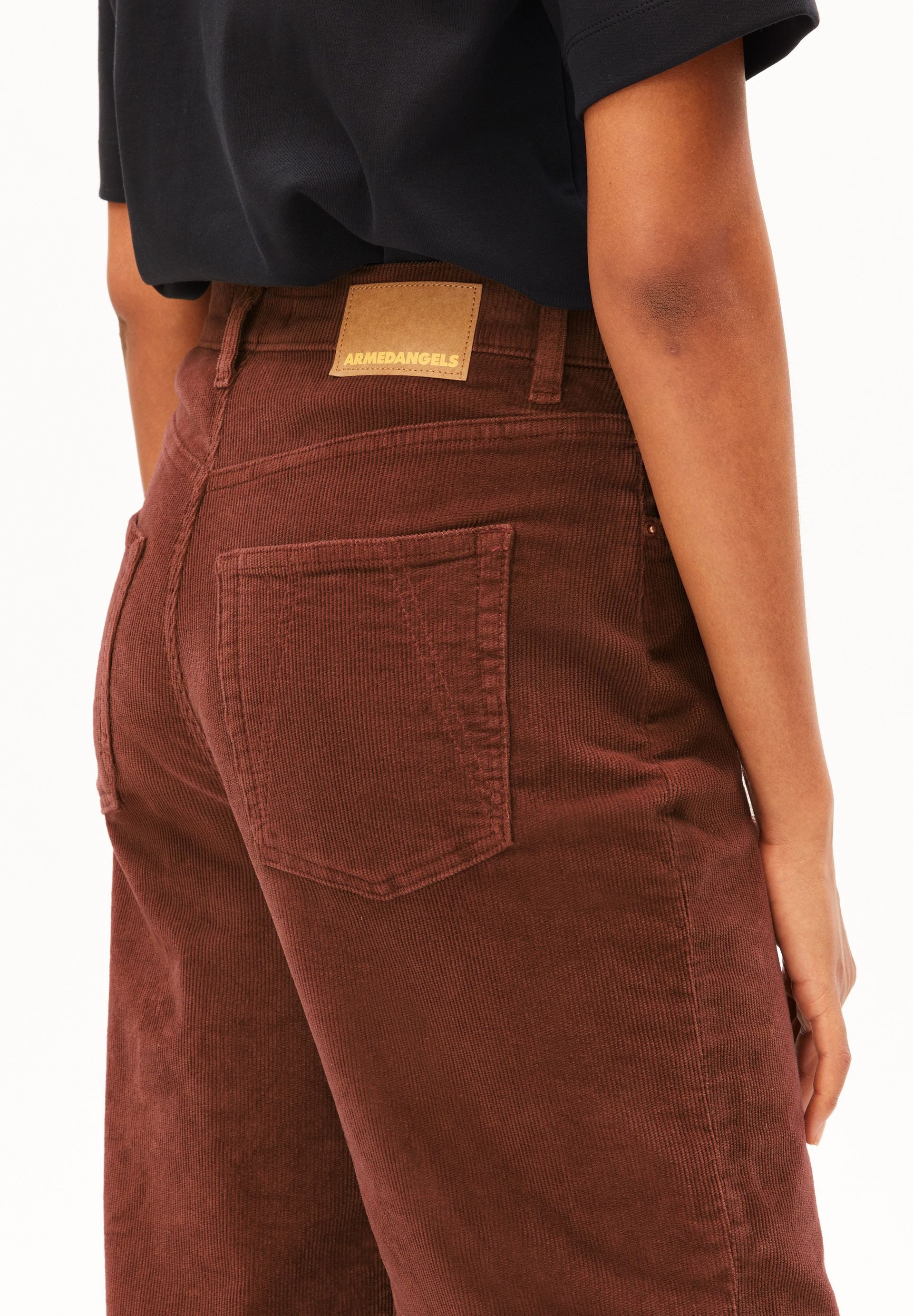 Armedangels Stoffhose ENIJAA CORDUROY Cordhose aus Bio-Baumwoll Mix (High Waist, Regular Fit)