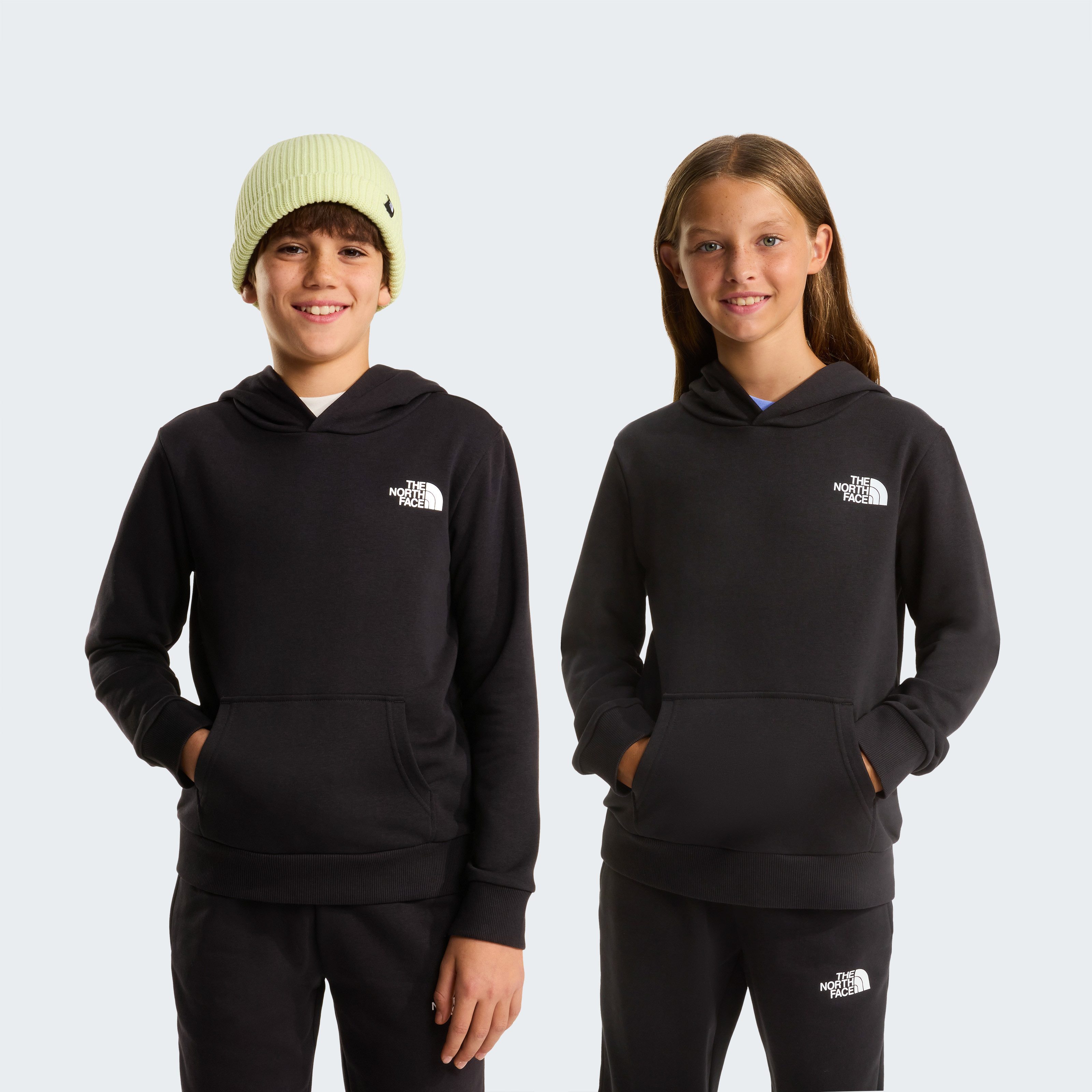 The North Face Kapuzensweatshirt TEEN SIMPLE DOME LIGHT REG HOODIE für Jugendliche, sportlicher Stil, aus Baumwolle und Polyester