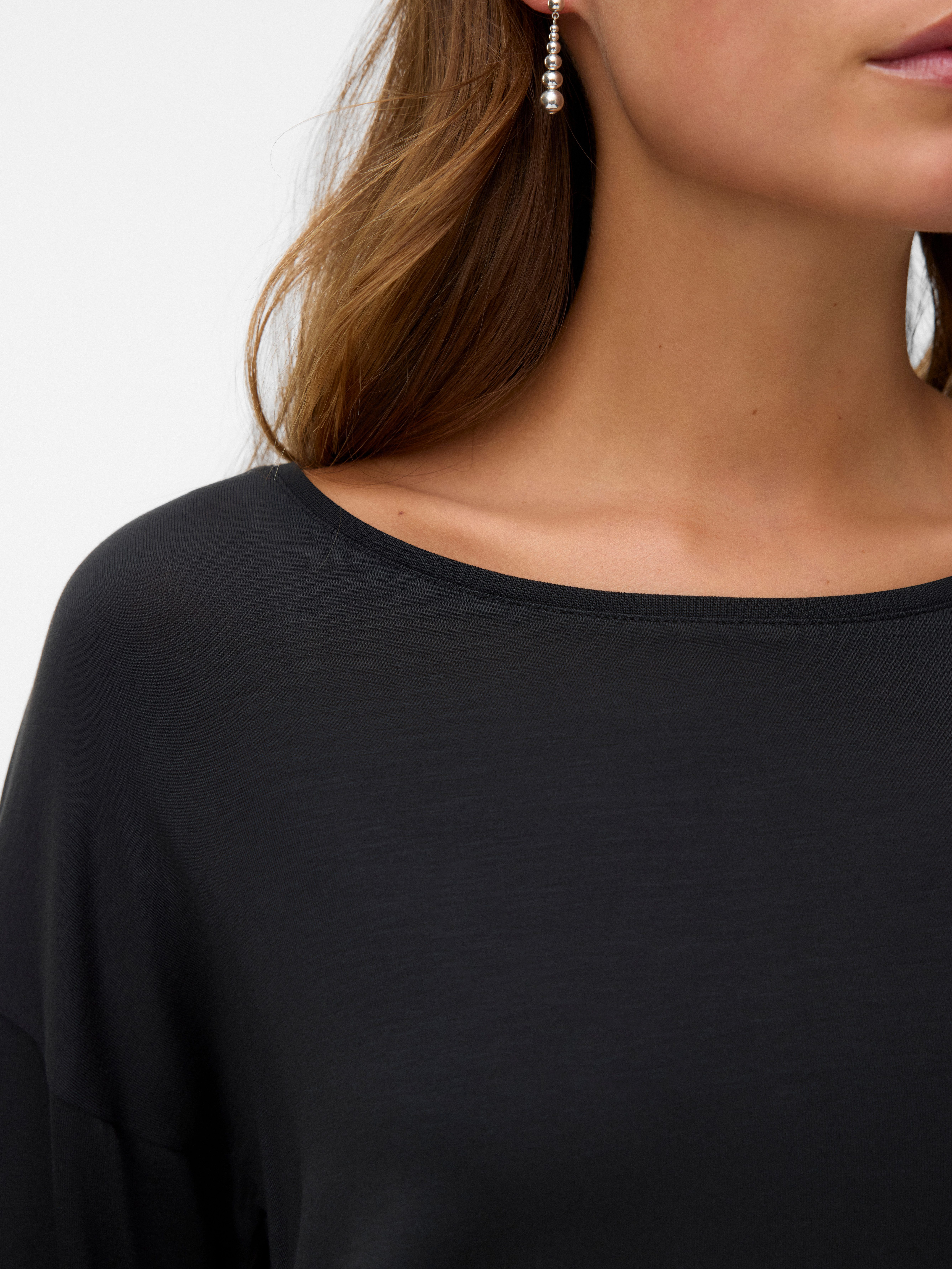 Vero Moda 3/4-Arm-Shirt VMAVA 3/4 TOP JRS GA NOOS Materialmix, regular fit