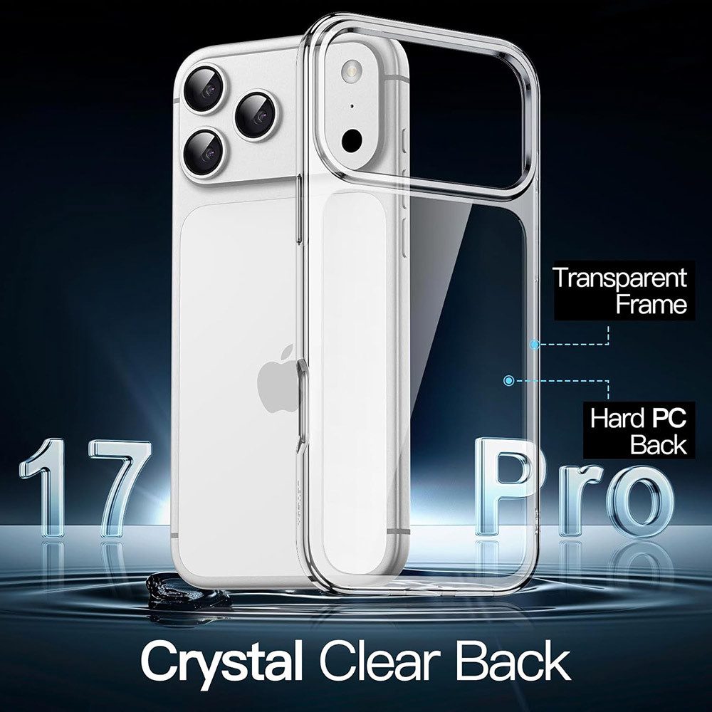 FITSU Handyhülle Ultraklare Schutzhülle für iPhone 17 Pro Hülle Transparent Case 6,3 Zoll, Durchsichtige Schutzhülle für Apple iPhone 17 Pro Case Hybrid Cover – Bild 3 von 5