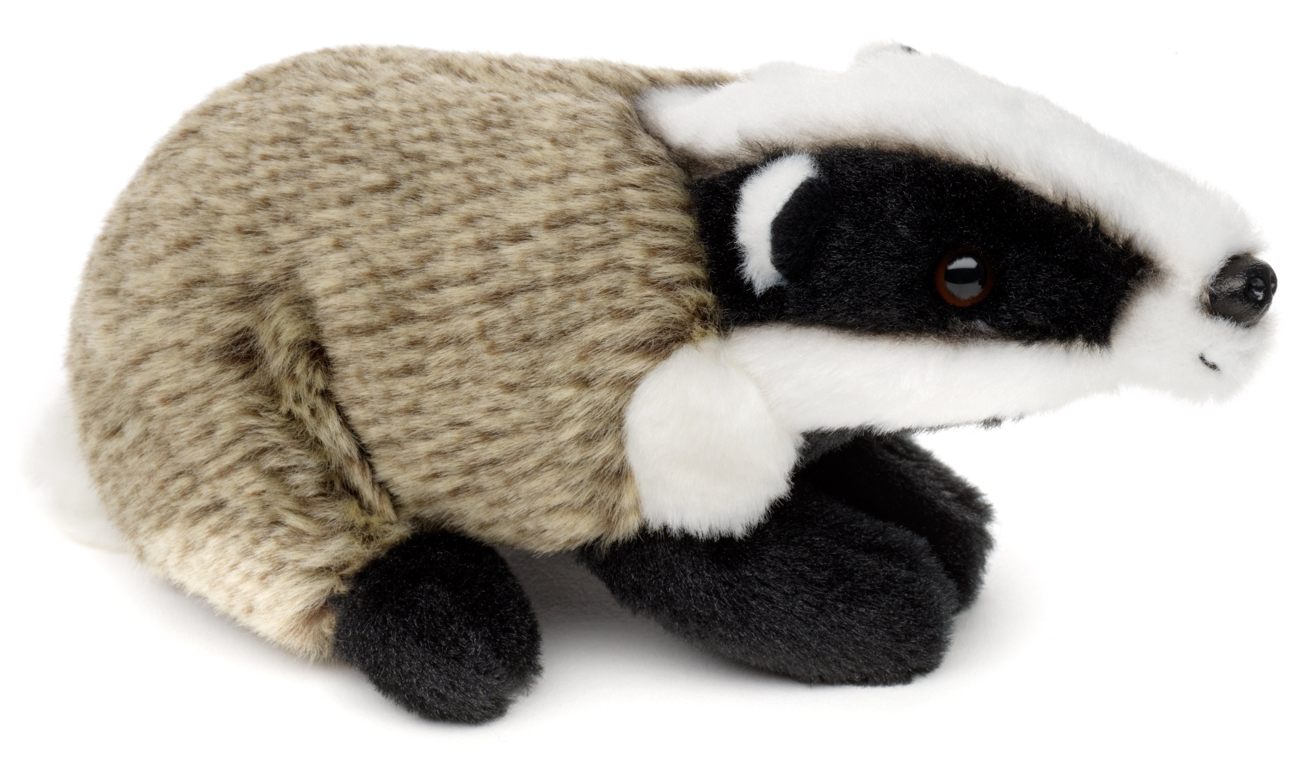 Uni-Toys Kuscheltier Dachs - verschiedene Modelle und Größen - Plüschtier, zu 100 % recyceltes Füllmaterial