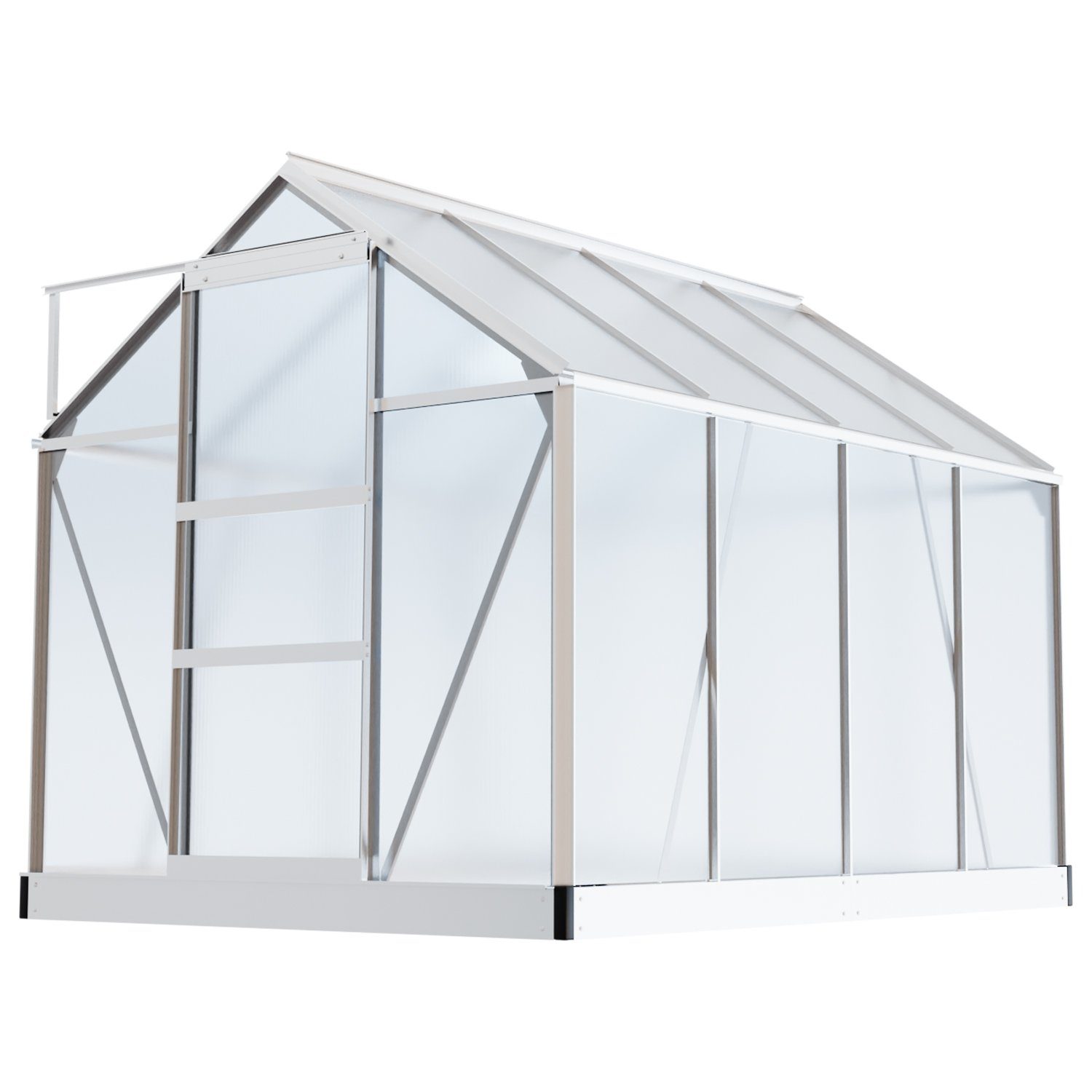 TroniTechnik Gewächshaus »Gewächshaus GH05 aus Aluminium, 4,75m² 4mm