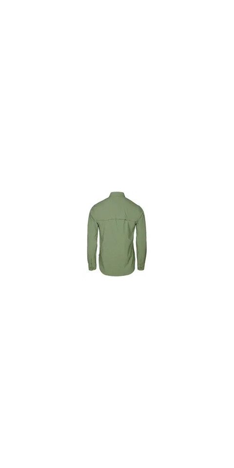 Pinewood Outdoorhemd InsectSafe Shirt PINE GREEN/OFFWHITE