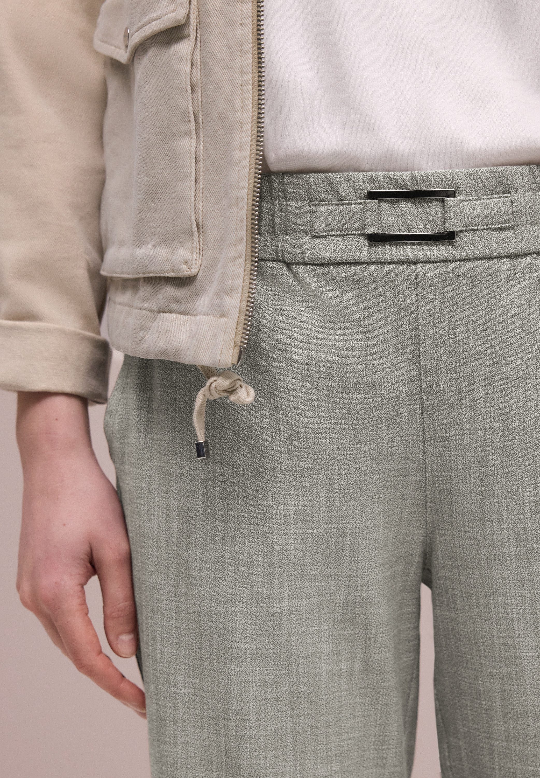 STREET ONE Stoffhose Style Bonny mit Schnalle