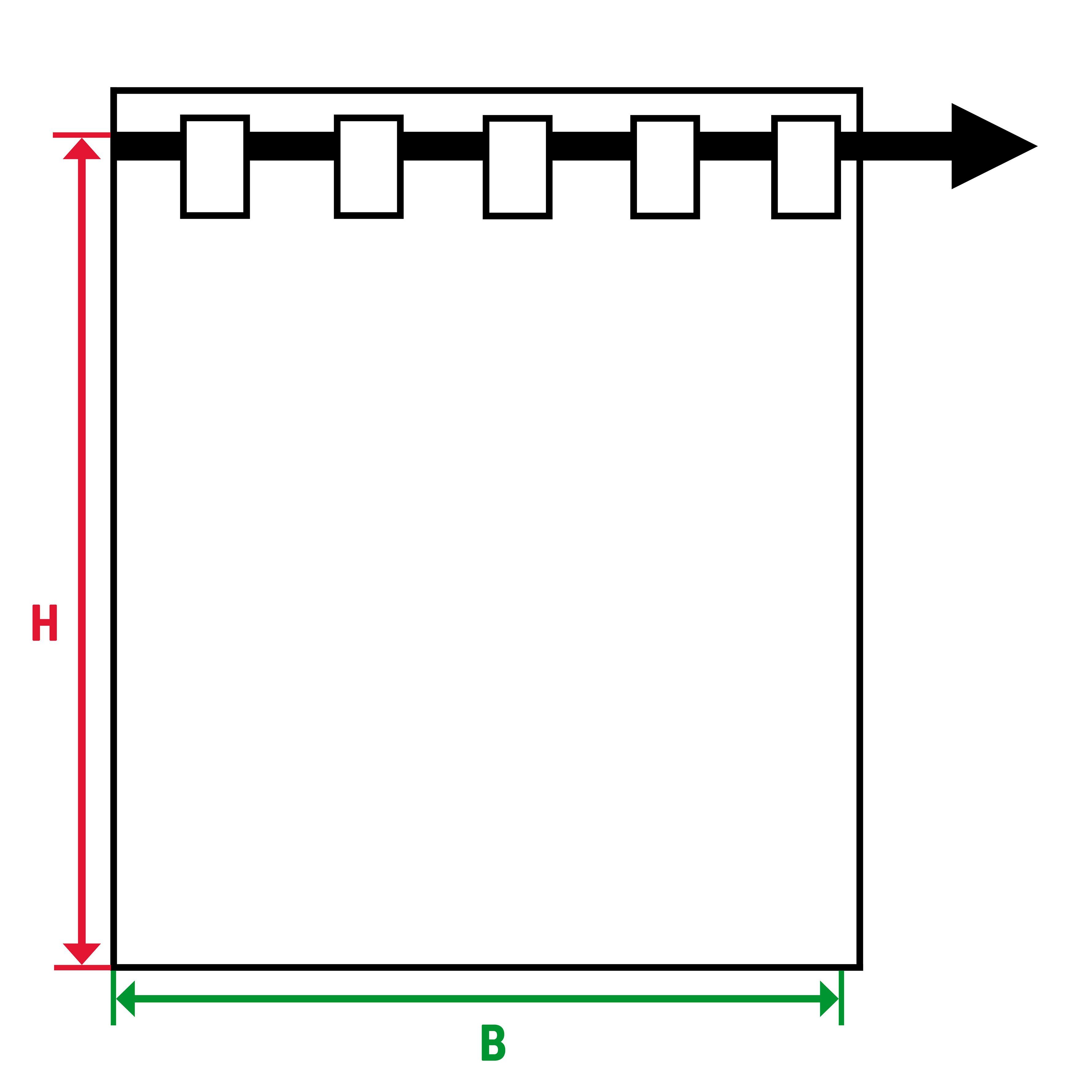 Lian weiß halbtransparent, verdeckte Vorhang Vorhang Schlaufen St), HOMING, (1 Lian,