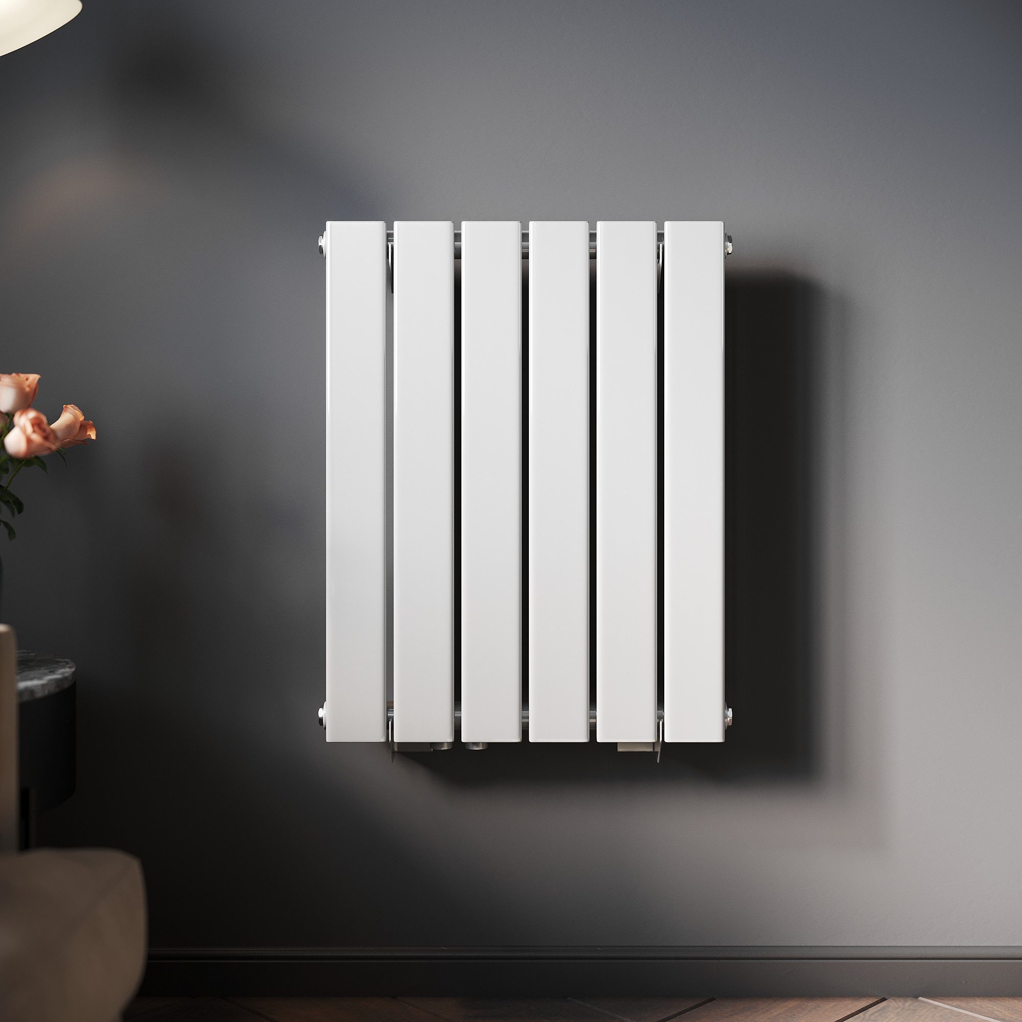 SONNI Heizkörper Vertikale Flachrohr-Heizung, SPCC Baustahl günstig online kaufen