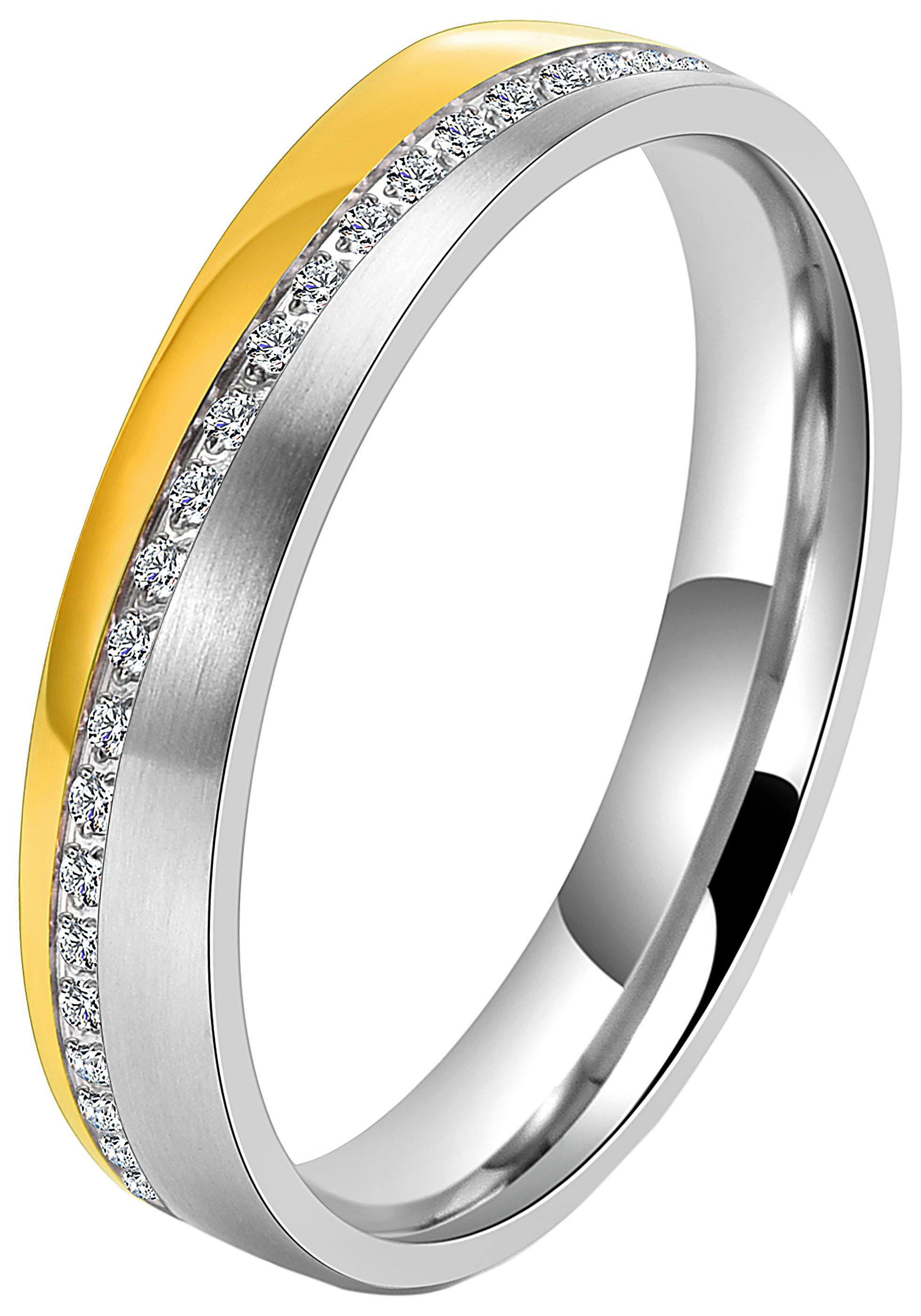 DOOSTI Trauring Schmuck Geschenk Edelstahl Trauring Ehering Partnerring LIE günstig online kaufen