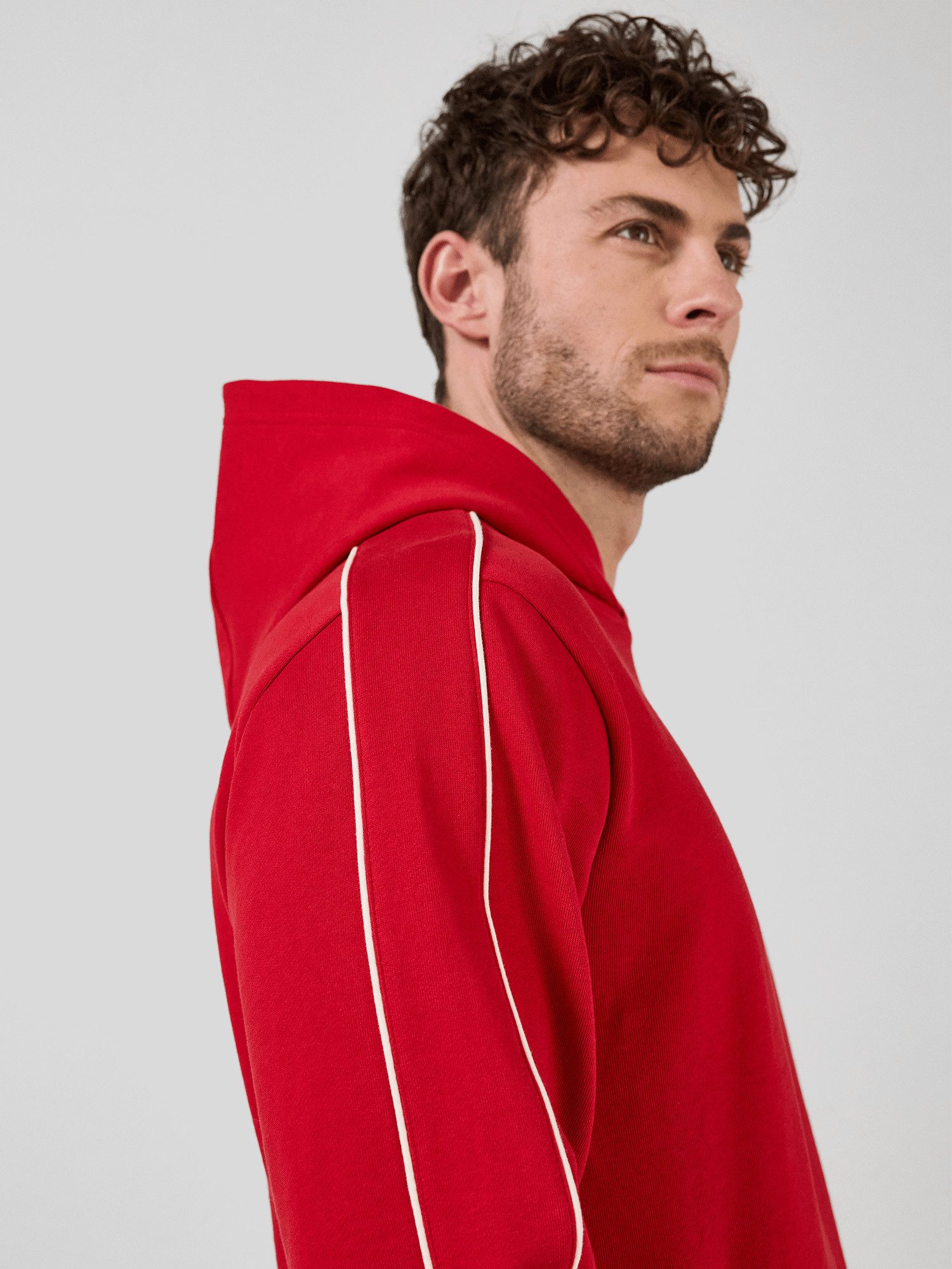 FC Bayern München Kapuzenpullover FC Bayern München, Hoodie Essentials, Herren, Rot – Bild 4 von 5