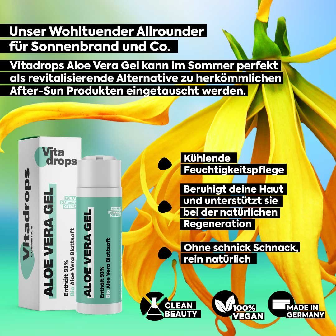 Gel Vitadrops Aloe Vera 93 Körperöl % Vitadrops
