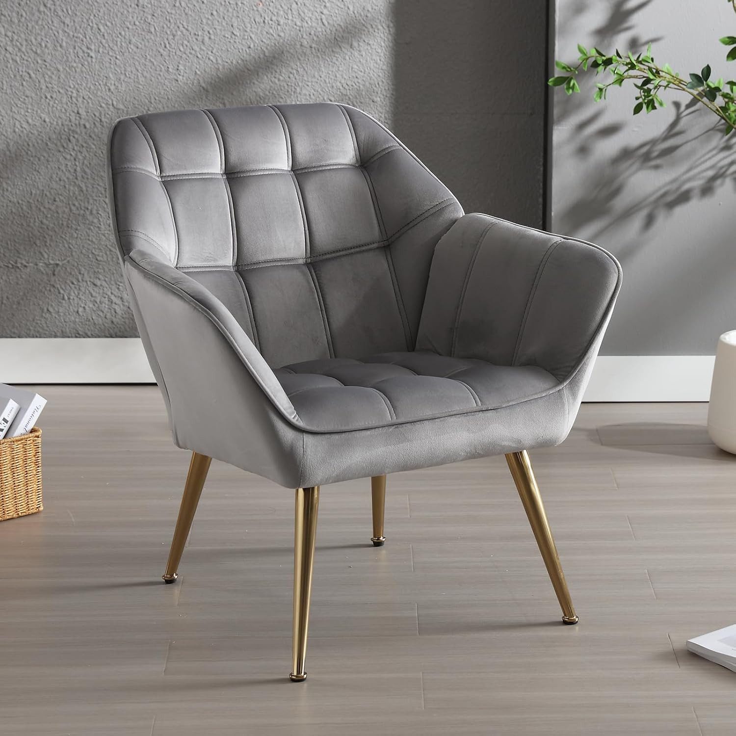 WAHSON OFFICE CHAIRS Ohrensessel mit Massivholz-/Metallbeinen günstig online kaufen