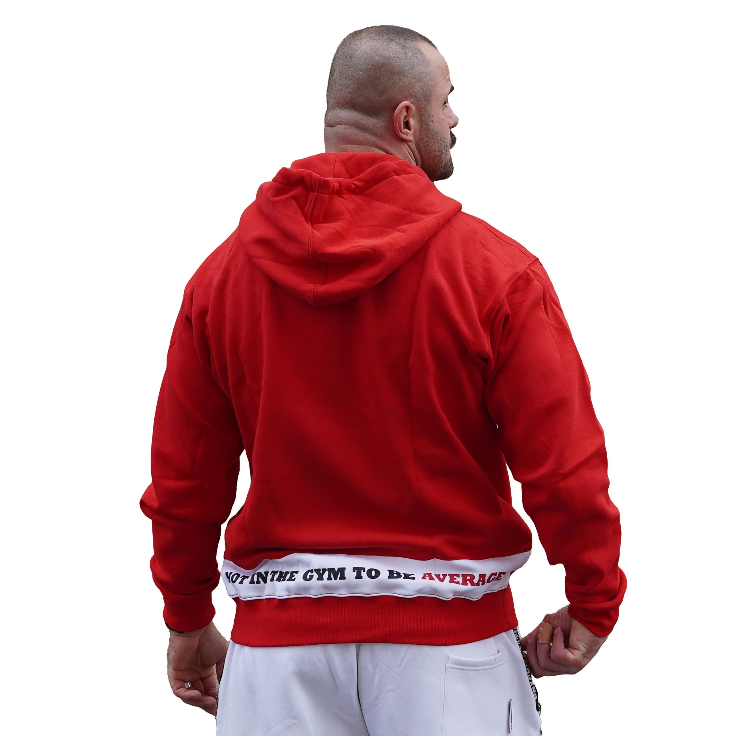 BRACHIAL THE LIFESTYLE COMPANY Kapuzensweatjacke Brachial Zip-Hoody "Rude" rot L