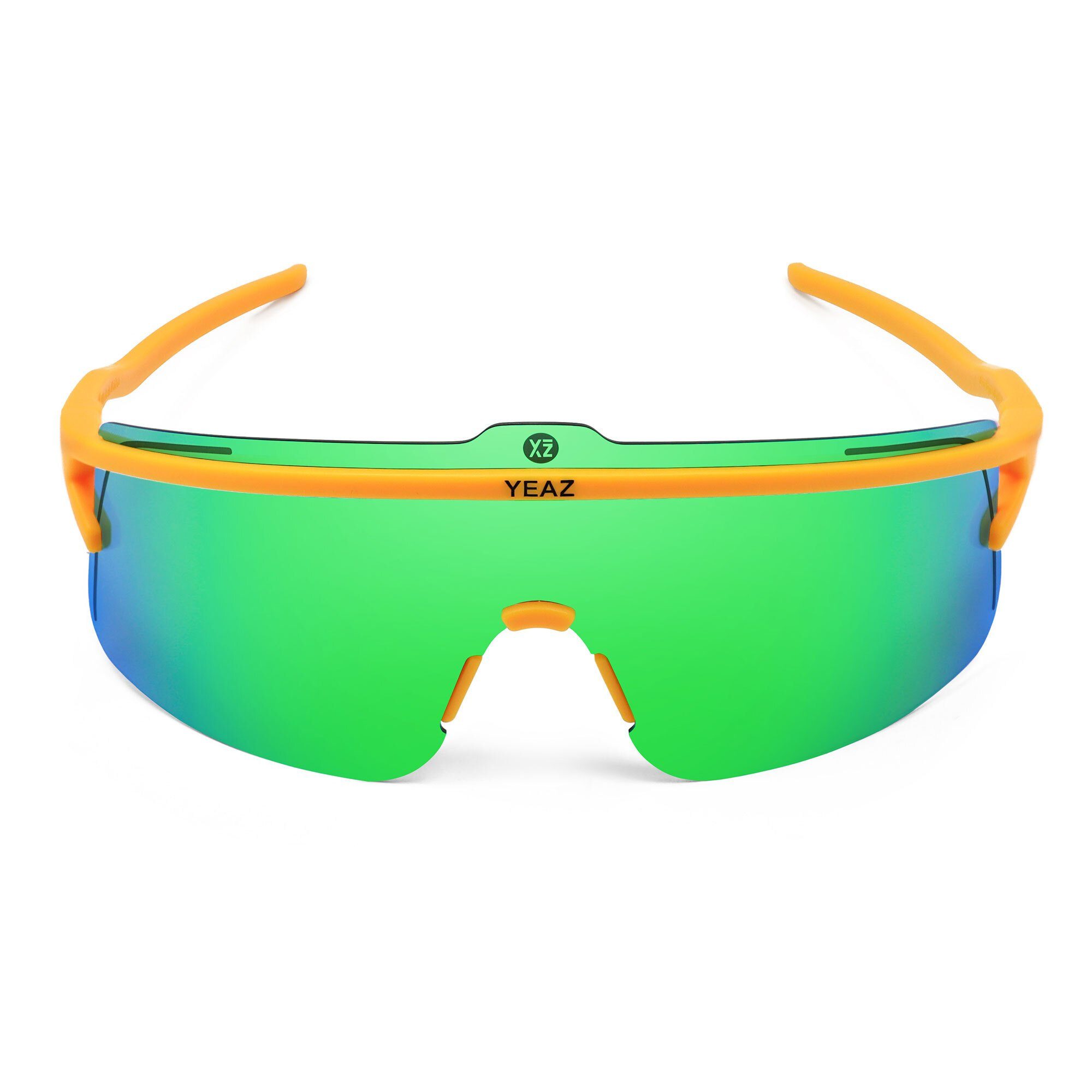 YEAZ Sportbrille SUNSHADE Sport-Sonnenbrille Black/Silver, Erlebe günstig online kaufen