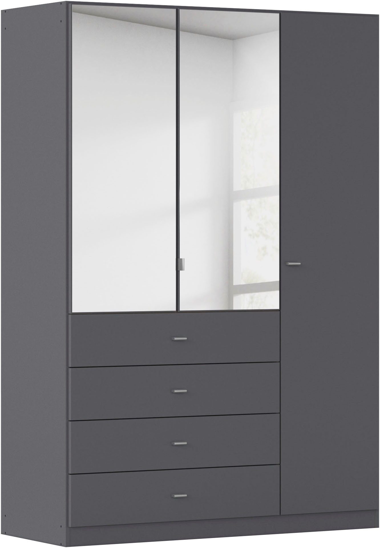 rauch Kleiderschrank Sinsheim mit 4 breiten Schubkästen