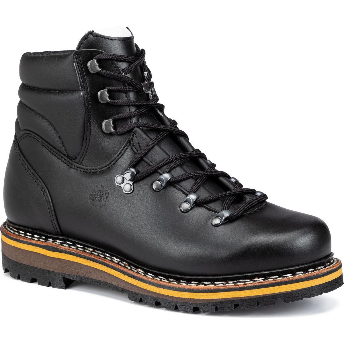 Hanwag Grünten Hikingschuh Vielseitiger Herrenschuh aus Leder mit wärmendem Futter und Vibram®