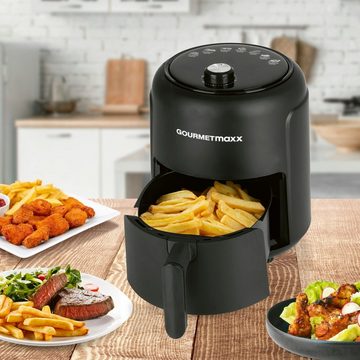 GOURMETmaxx Heißluftfritteuse 2,3L schwarz, 1000,00 W, Air Fryer