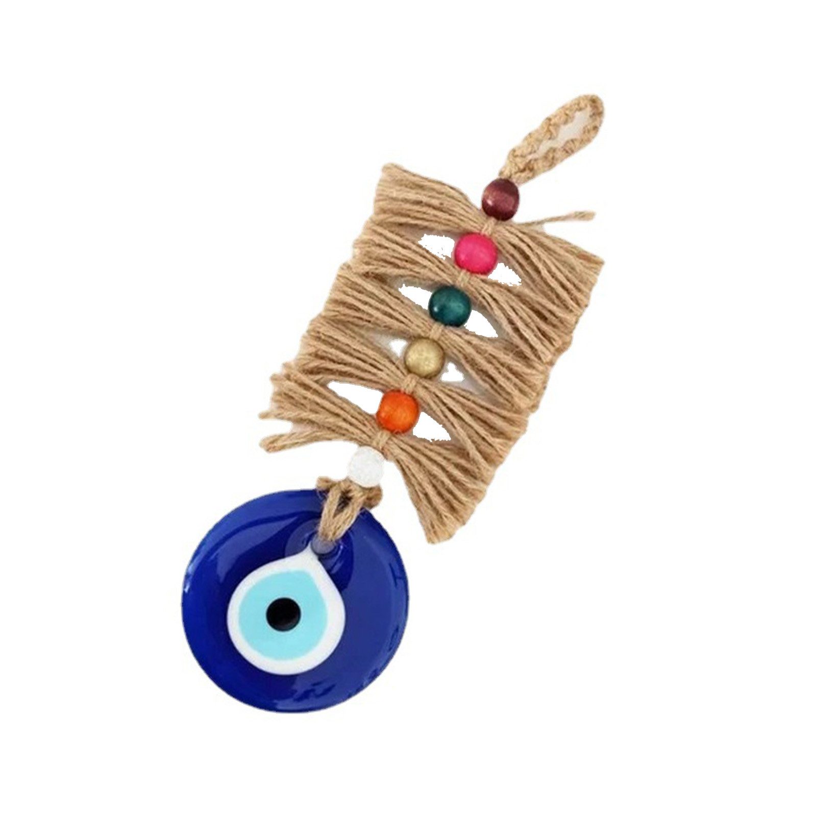 Jumpeak Wanddekoobjekt blaue augen,wanddekoration wohnzimmer,die augen des teufels,boho deko, boho wanddeko,boho style,dekoration wohnzimmer,dekoration aesthetic