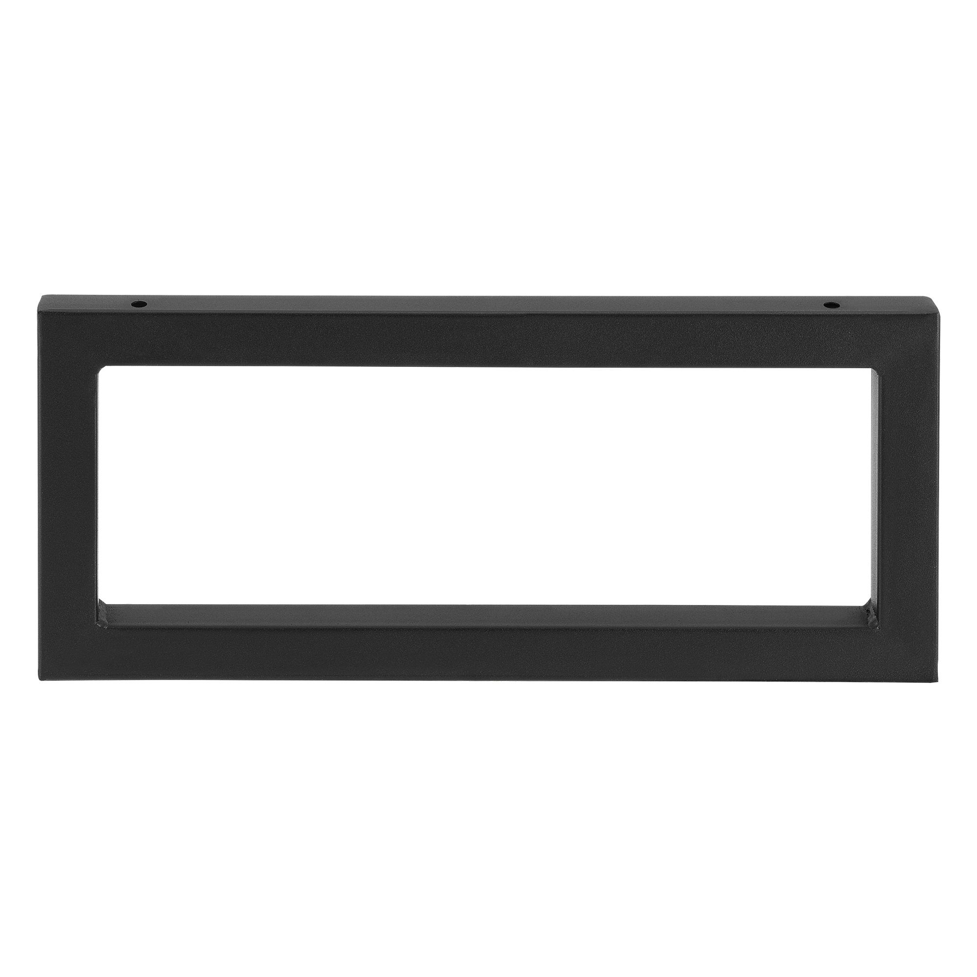en.casa Tischgestell, Hamina Wandkonsole 2er Set 45 x 20 cm Schwarz