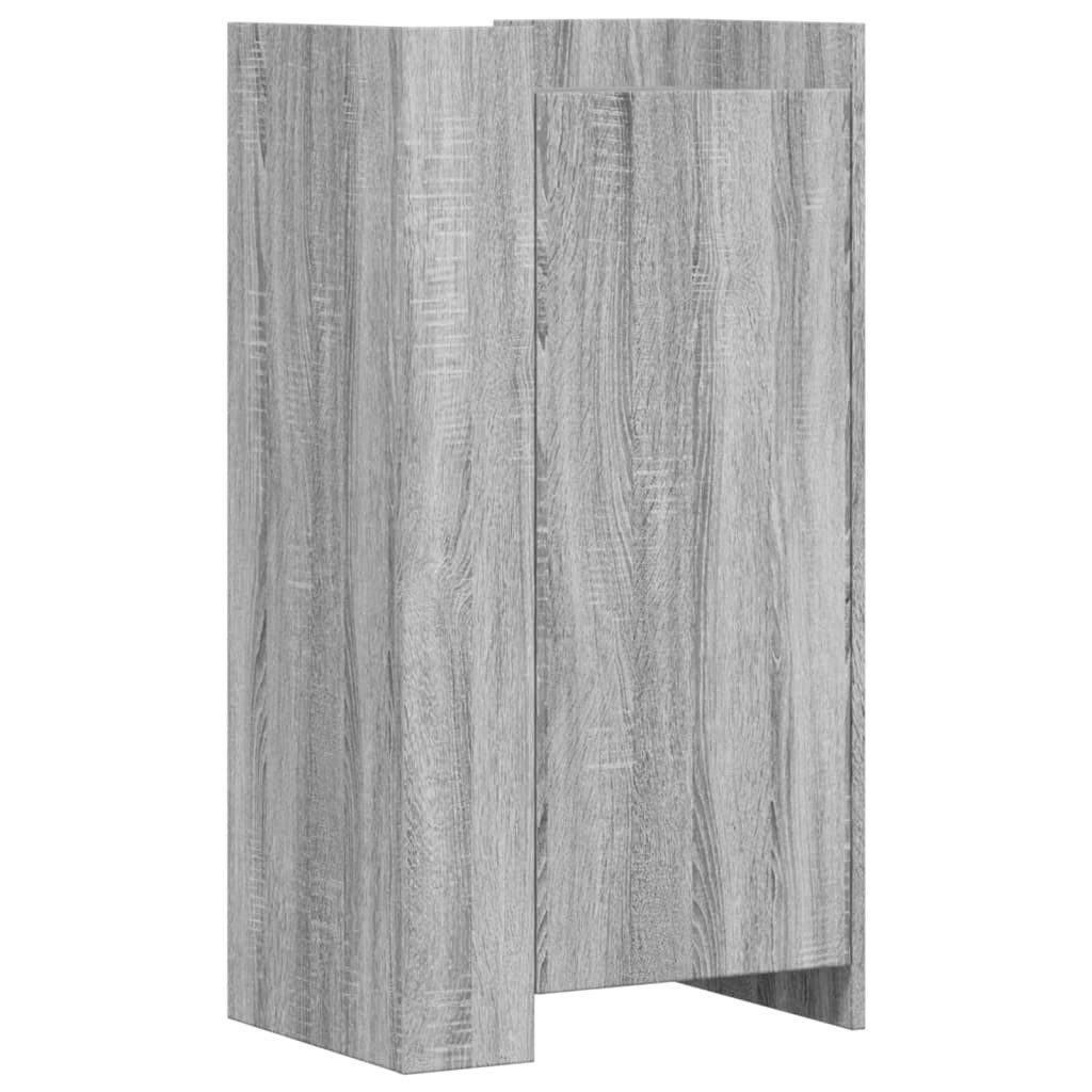 vidaXL Schuhregal Schuhschrank Grau Sonoma 52x37,5x100 cm Holzwerkstoff, 1-tlg.