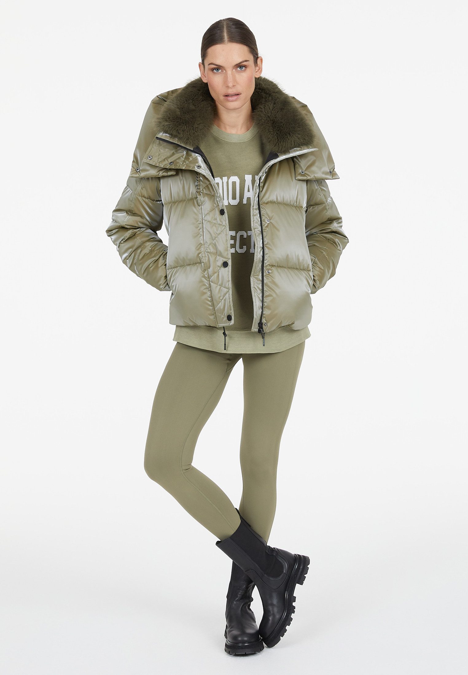 MARC AUREL Outdoorjacke aus schimmernder Optik günstig online kaufen