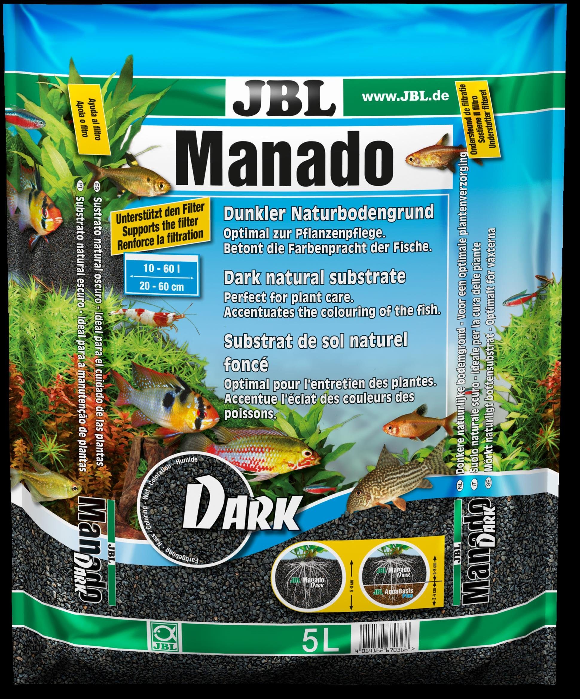 JBL GmbH & Co. KG Aquarien-Substrat »JBL Manado Dark 5/10 Liter Bodengrund  dunkler« online kaufen | OTTO