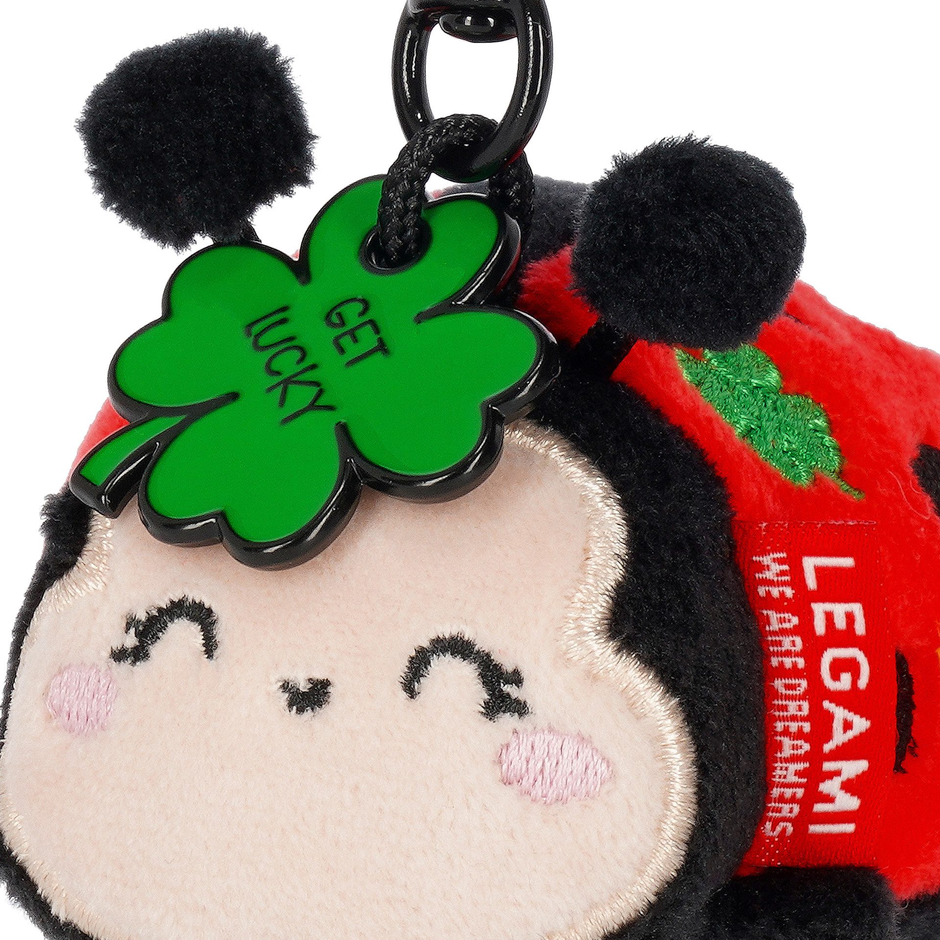 Legami Schlüsselanhänger Set Legami Plüsch-Schlüsselanhänger Super Soft Ladybug Marienkäfer