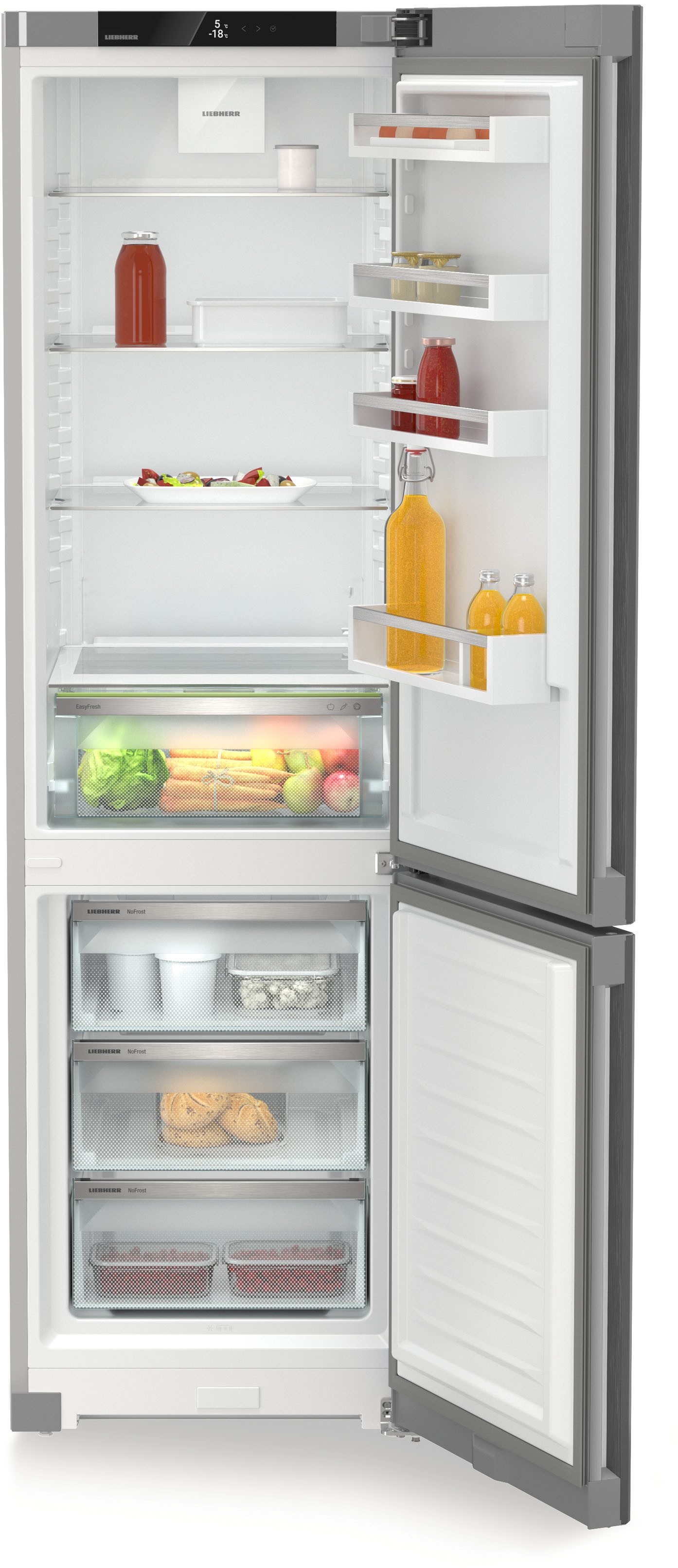 Liebherr Kühl-/Gefrierkombination Pure KGNsf 57Va03_091706651, 201,5 cm hoch, 59,7 cm breit
