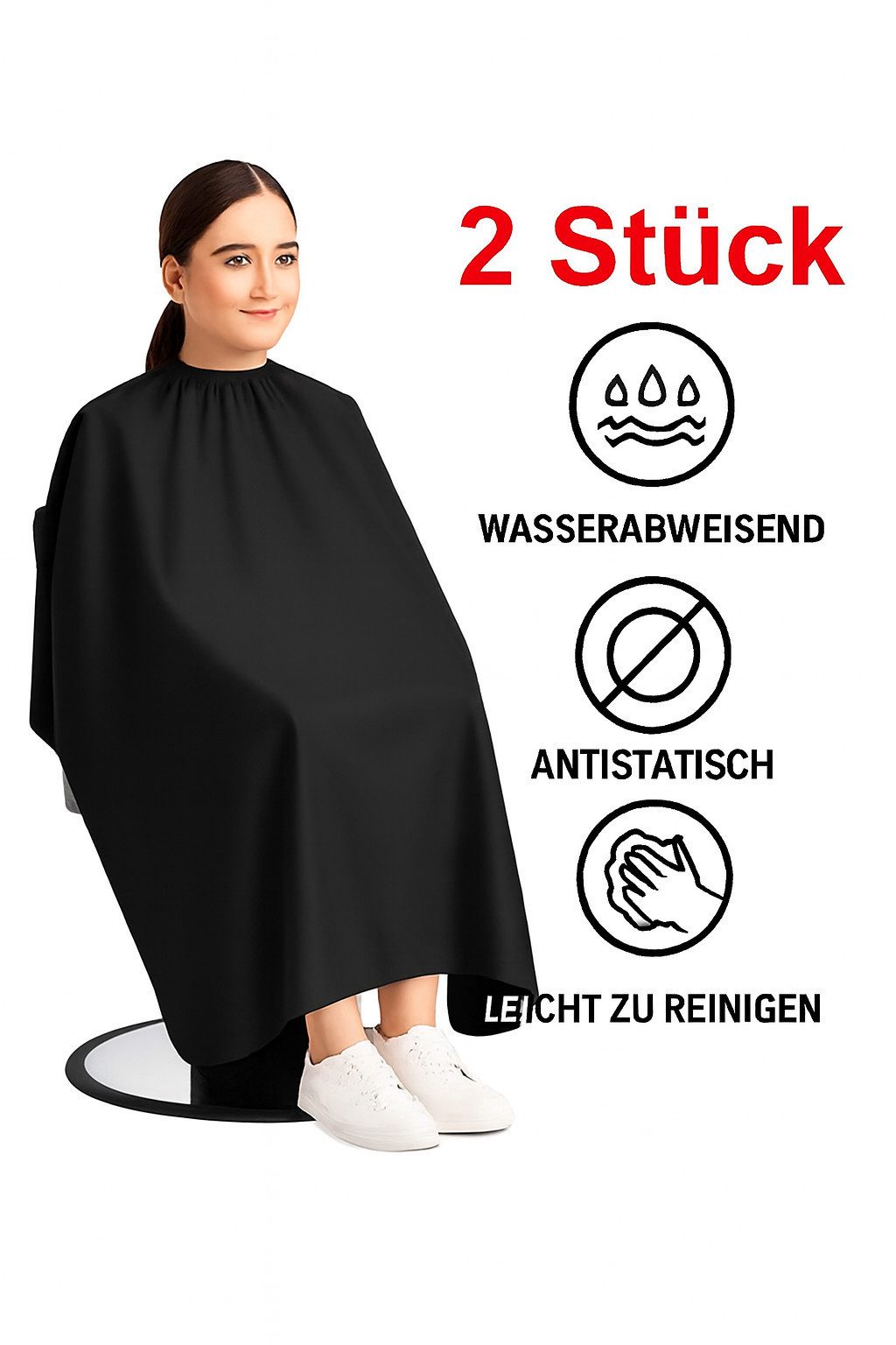 IC collection Umhängeschürze Friseurumhang mit Hakenverschluss (2er Pack), günstig online kaufen