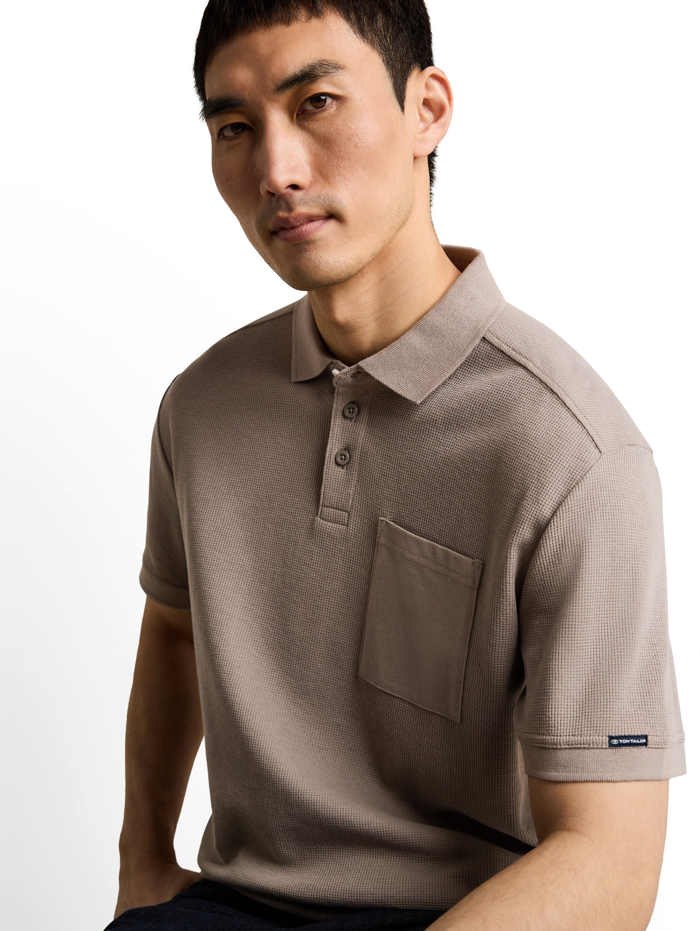 TOM TAILOR Poloshirt Sommer-Poloshirt mit Knopfleiste – Bild 2 von 5