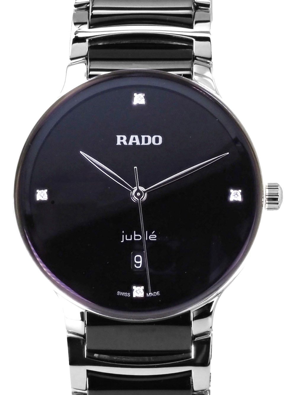 Rado Schweizer Uhr Herren Uhr R30021712 Centrix Diamonds Swiss Made Ø 39,5 mm