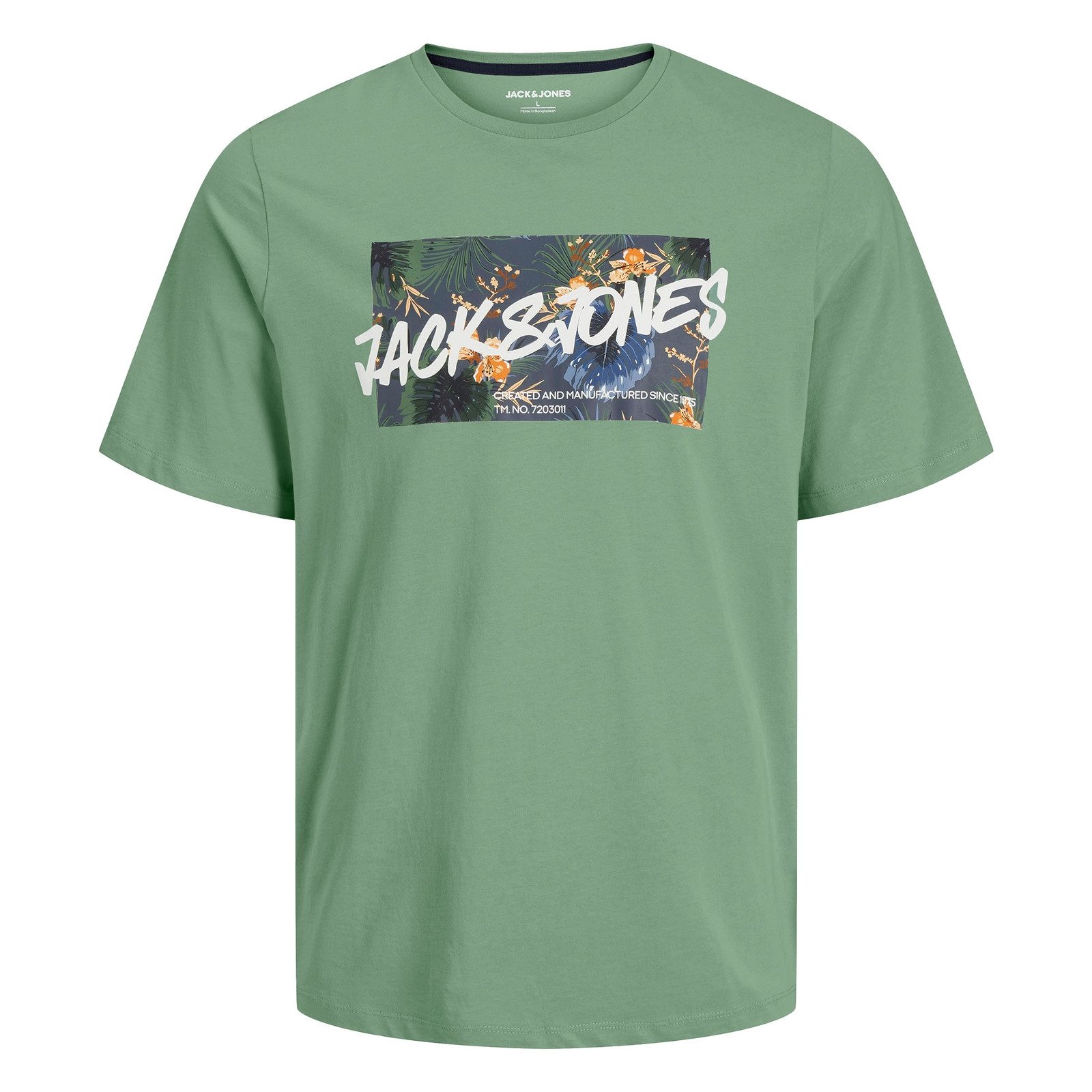 Jack & Jones T-Shirt JJHAWAII Shape Tee SS Crew Neck LN mit Rundhalsausschn günstig online kaufen