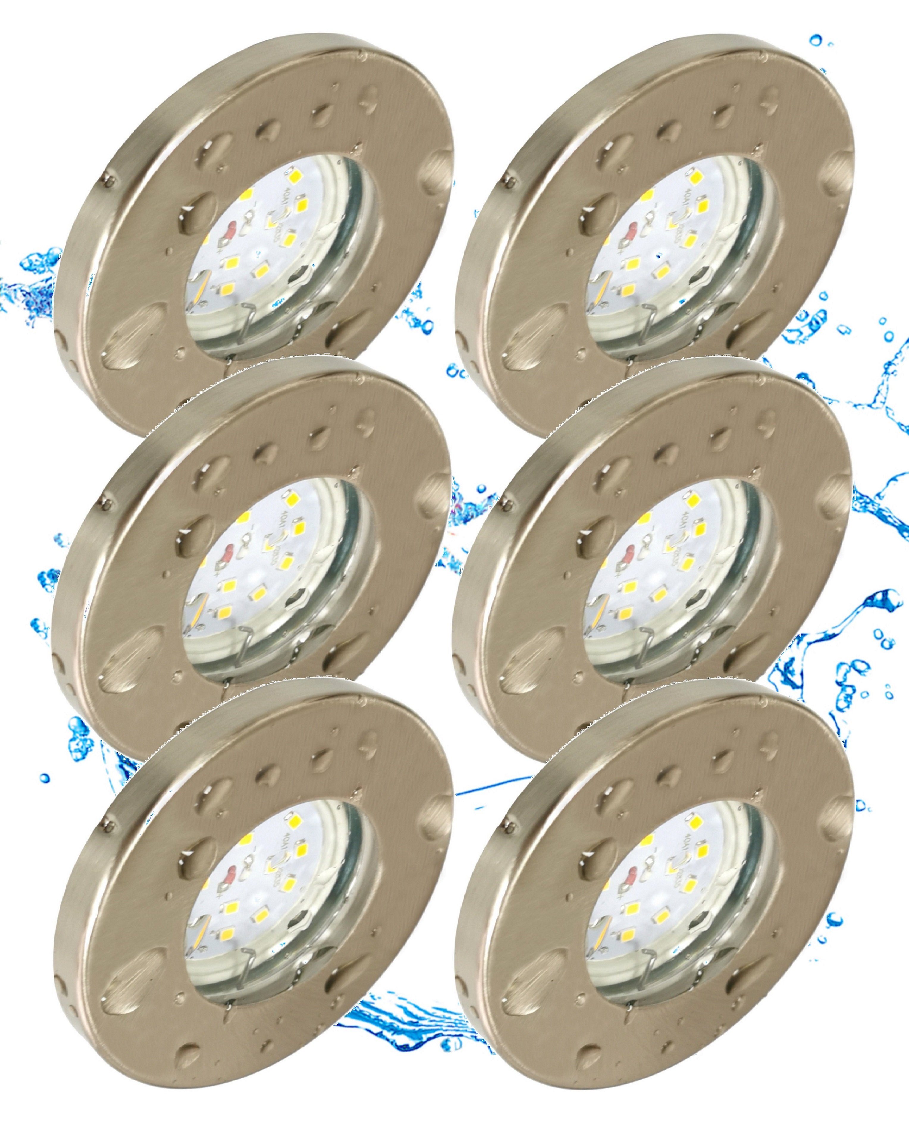 TRANGO LED Einbauleuchte, 6er Set 6729IP65-069MO IP65 LED Einbaustrahler in günstig online kaufen