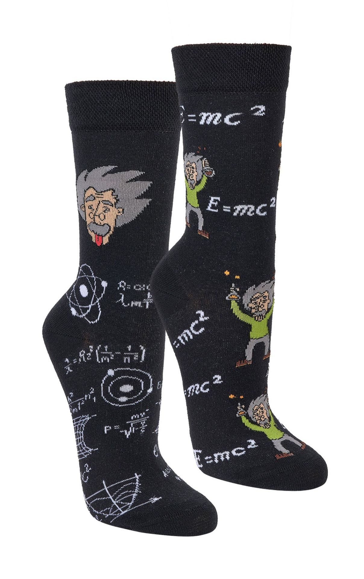 FussFreunde Socken 2 Paar Fun Socken, Spaß mit Socken, viele lustige Motive, Geschenkidee (Set, 2 Paar) handgekettelte Zehennaht, Piqué-Komfortbund