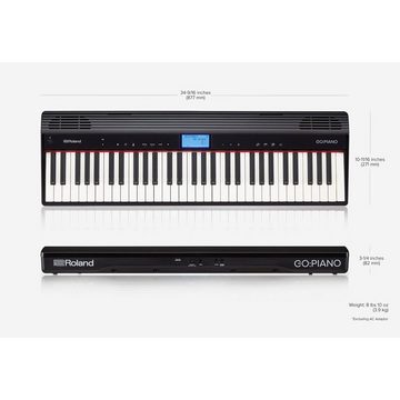 Roland Keyboard GO-61P Digitales Piano Schwarz