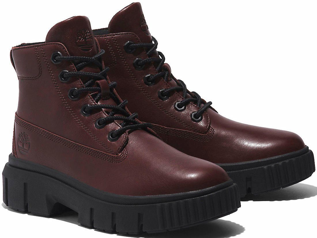 Timberland Greyfield Leather Boot Schnürboots bordeaux
