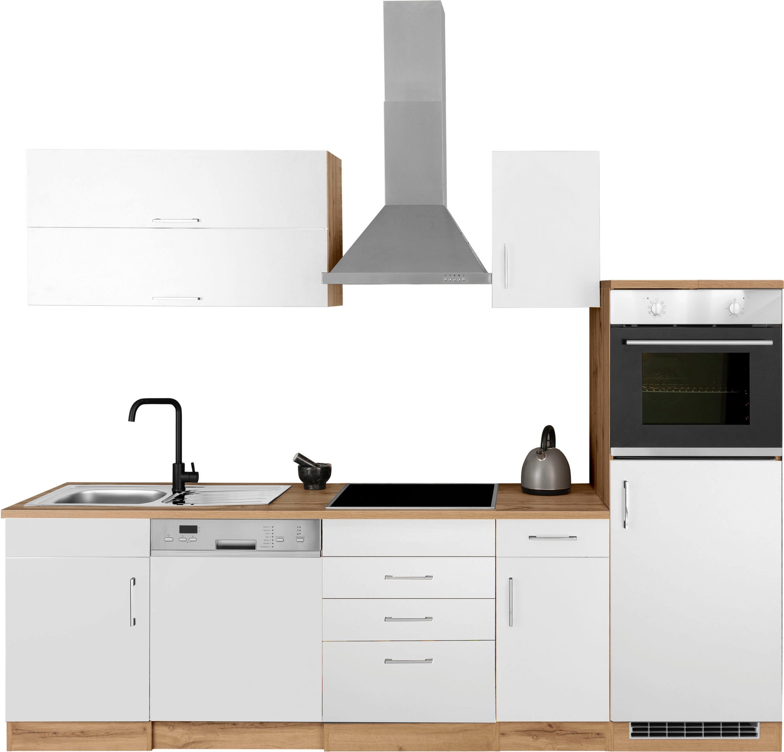 HELD MÖBEL Küchenzeile Colmar, ohne E-Geräte, Breite 270 cm