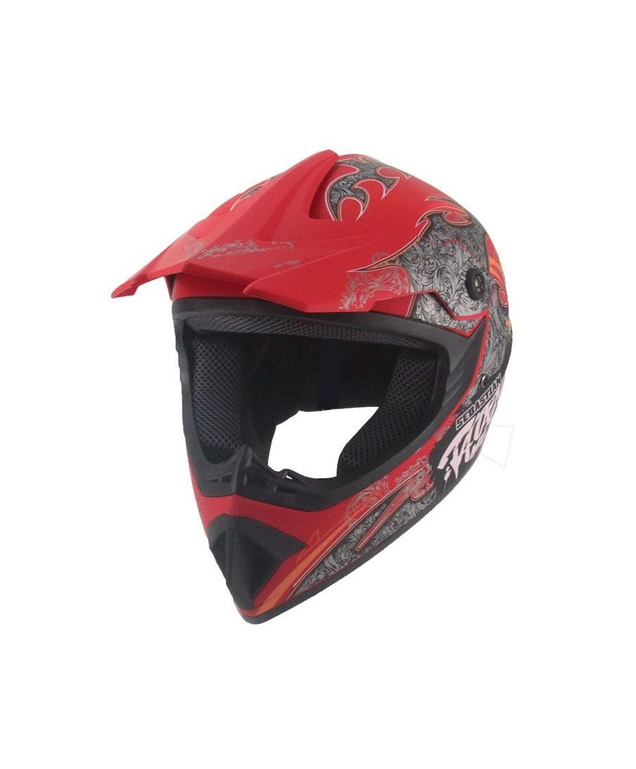 FunSport-Factory Motocrosshelm Mejia Kinder Crosshelm Motocross Helm Kinder Motorradhelm Offroad