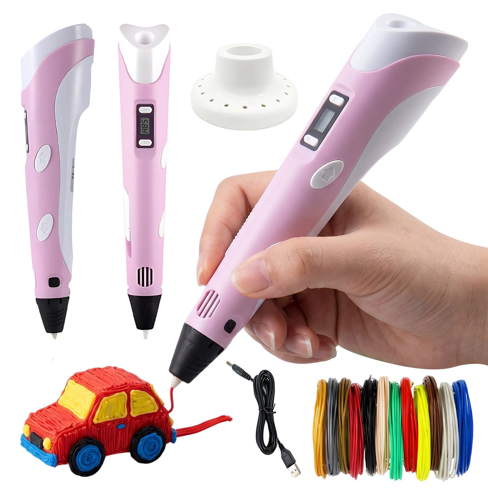 AKKEE 3D-Drucker -Stift Der 3D Stift, Professioneller 3D-Stereoskopie-Druckstift