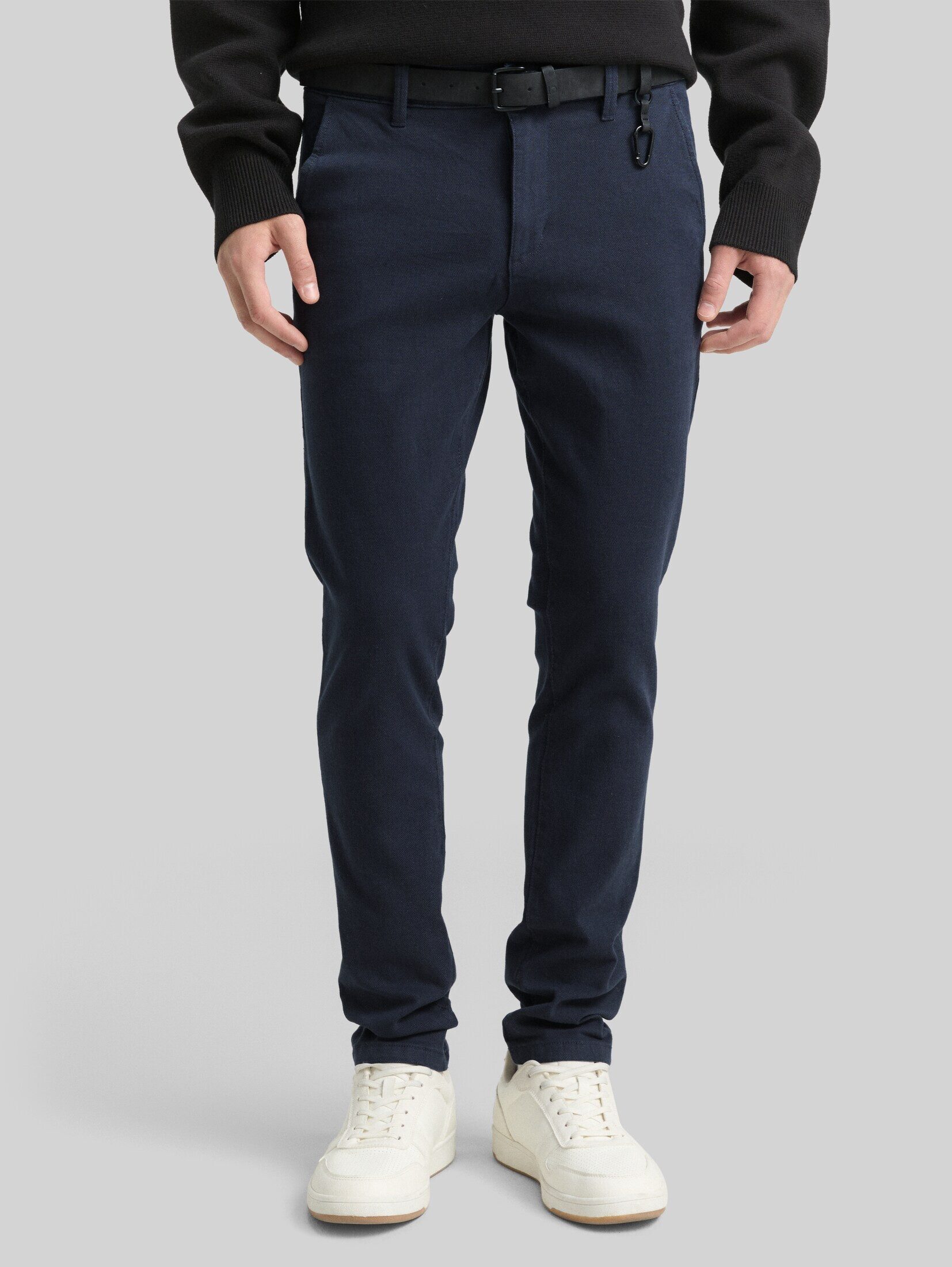 TOM TAILOR Denim Chinohose Hosen & Chino Straight Chino Hose mit Gürtel