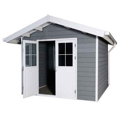 MCW Gartenhaus MCW-J94-G, BxT: 360x366 cm, Bodenplatte nicht enthalten, Maximale Schneelast Dach: 100KG/m²