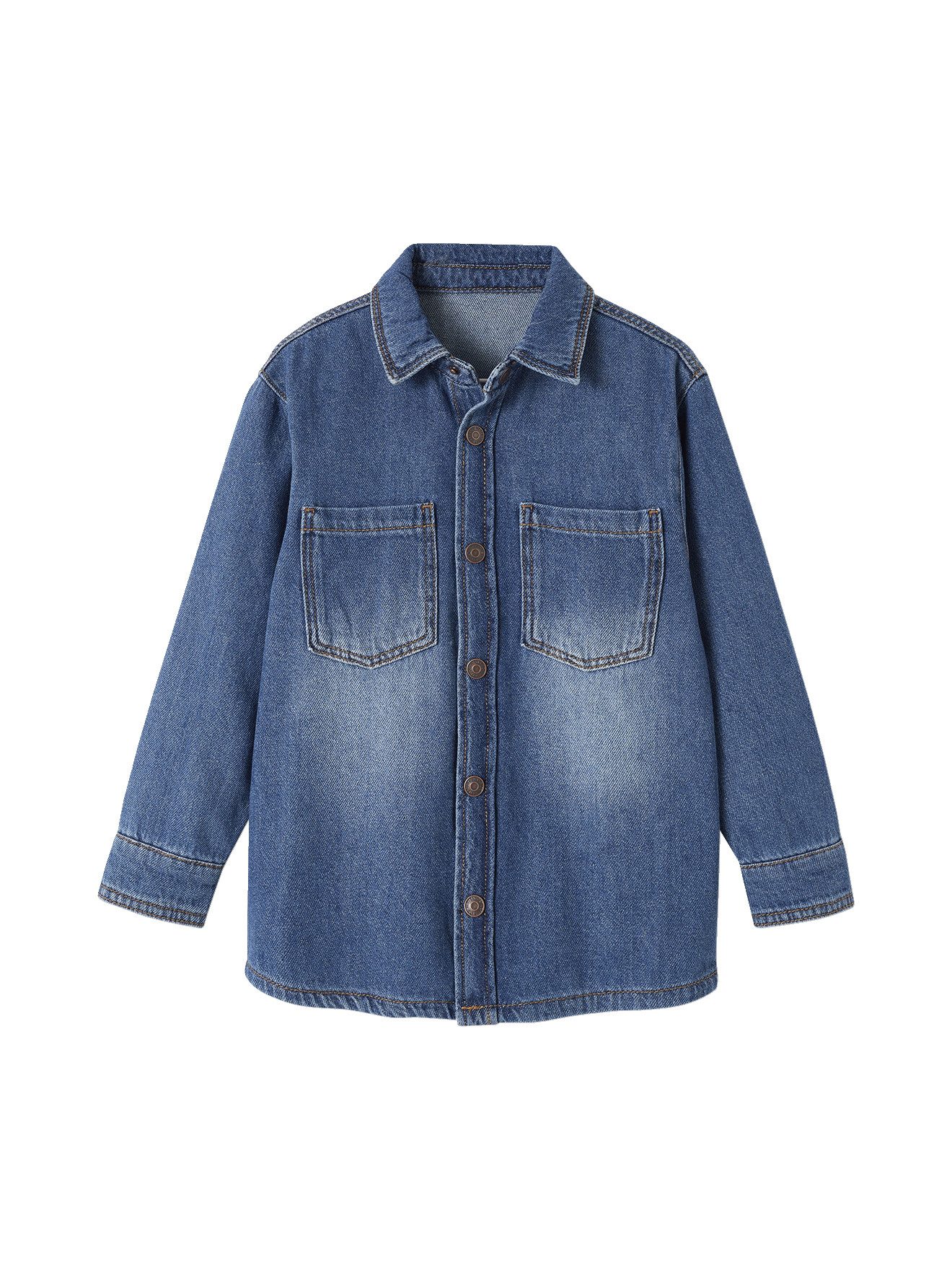 Langarmhemd Jungen Jeanshemd